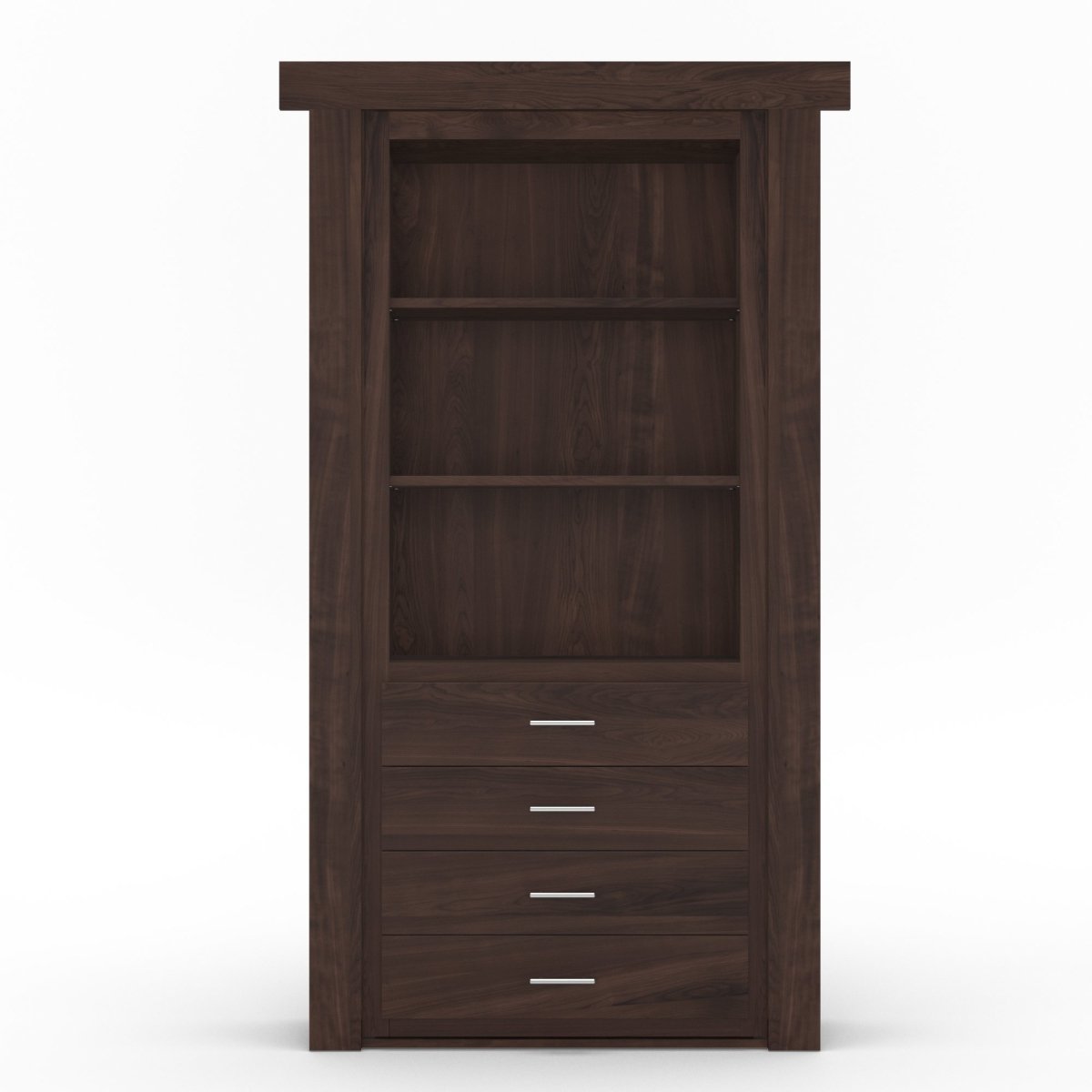 Hidden Flush Mount Maple Dresser Door
