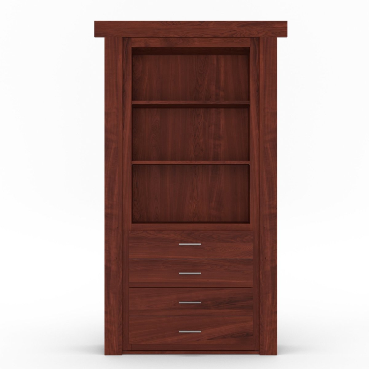 Hidden Flush Mount Maple Dresser Door