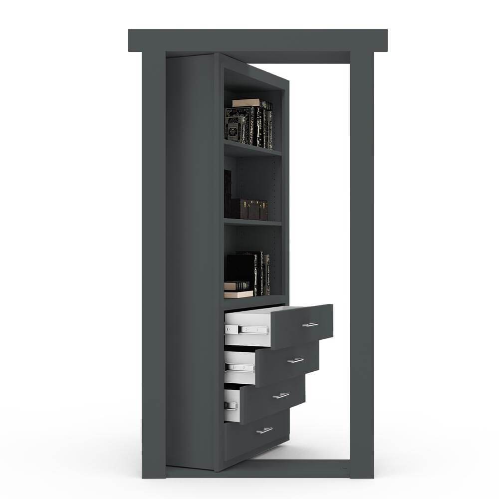 Hidden Flush Mount Paint Grade Dresser Door