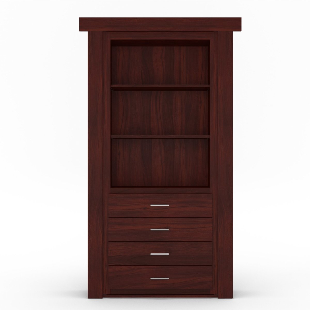 Hidden Flush Mount Walnut Dresser Door