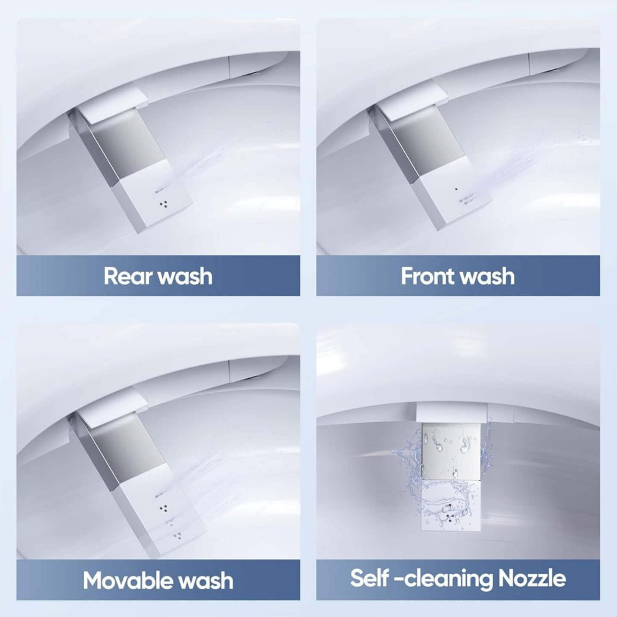 Alora Heavy-DutyHigh-Power Flush Smart Toilet With Built-In Bidet And Elongated Heated Seat (SAK13684)