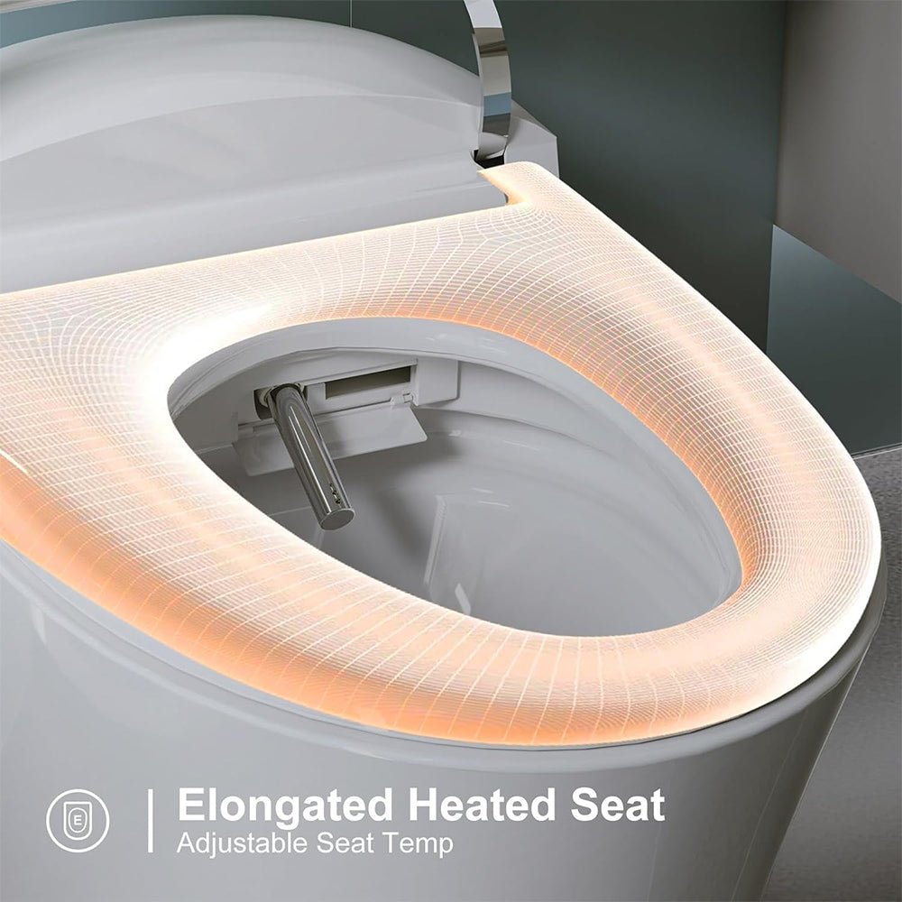 Alora Premium Smart Heated Tankless Bidet Toilet With Dual Flush System (SAK42513)
