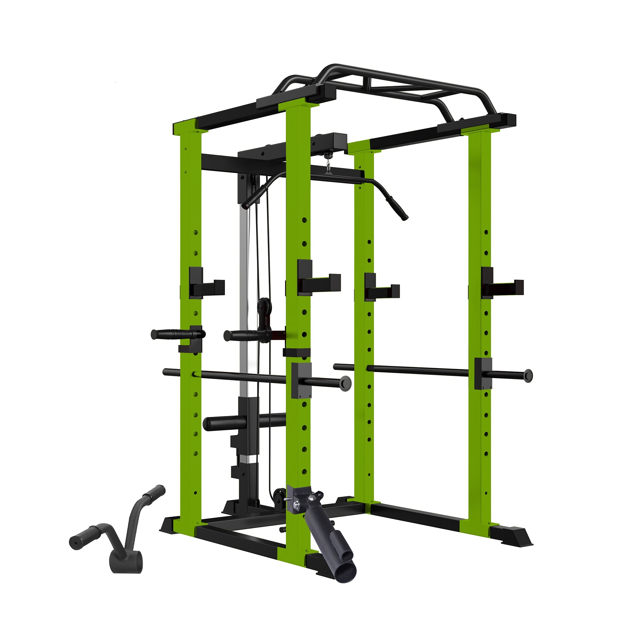 IFast Adjustable Home Gym Power Cage & Squat Rack With Pull-Up Bar Barbell Rack, 1000LBS (SAK12649)