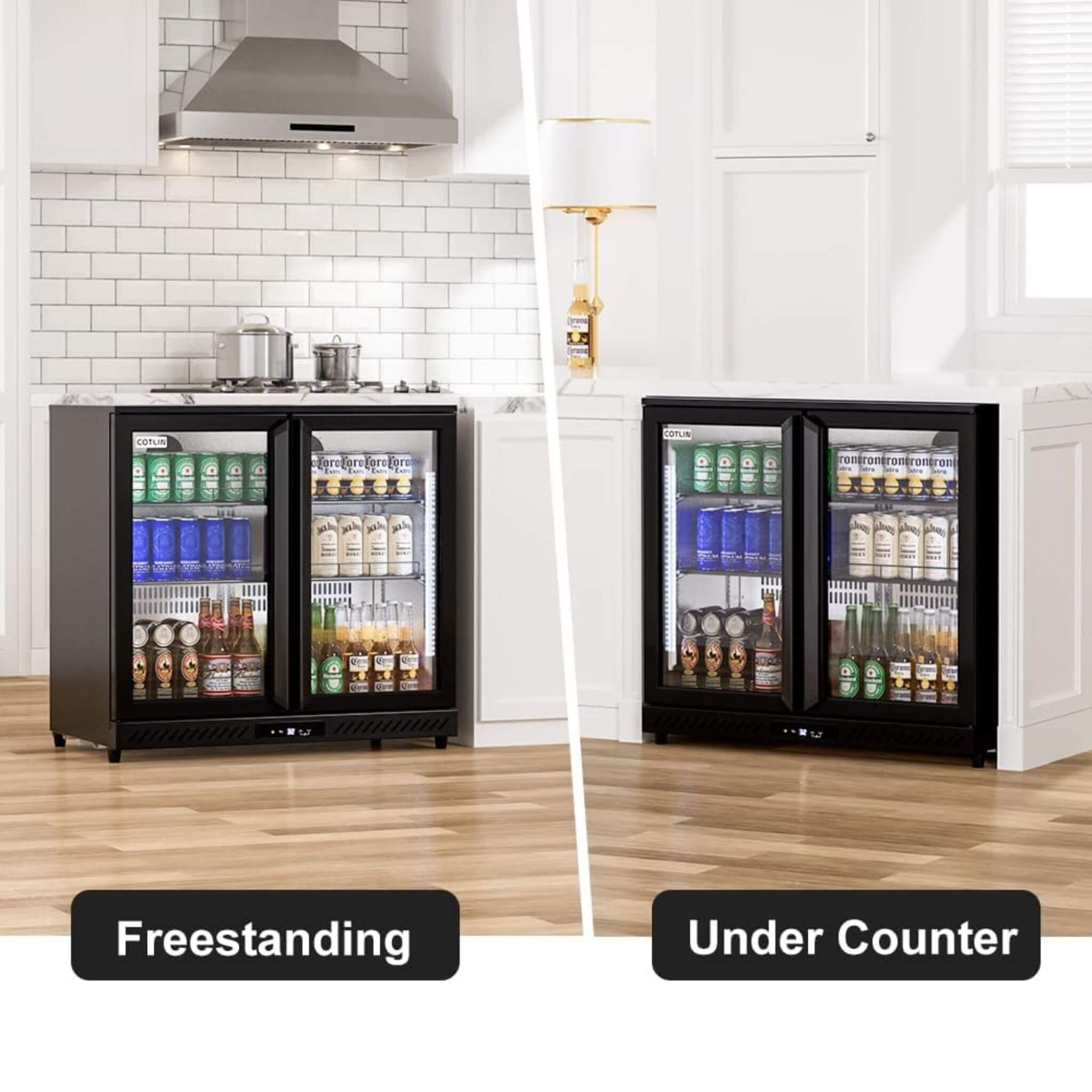 Industrial Freestanding Undercounter Beverage Refrigerator (SAK84019)