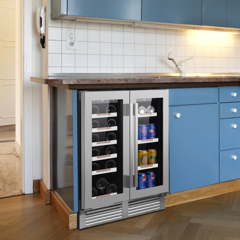 Avanti ELITE Side by Side Wine and Beverage Cooler