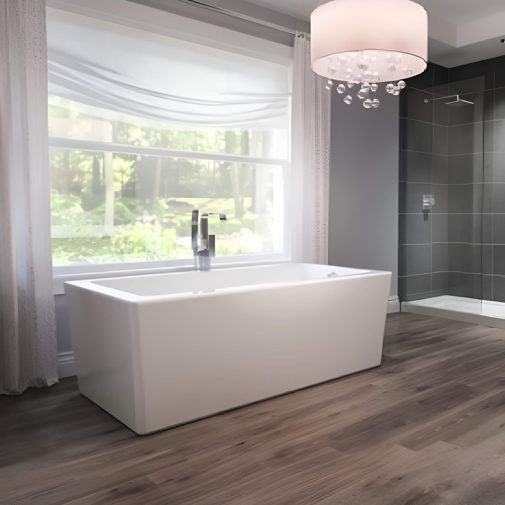 Jacuzzi Bianca 66" Whirlpool Bath [JBIF6636WUR2CPWW/WC] (SAK41632)