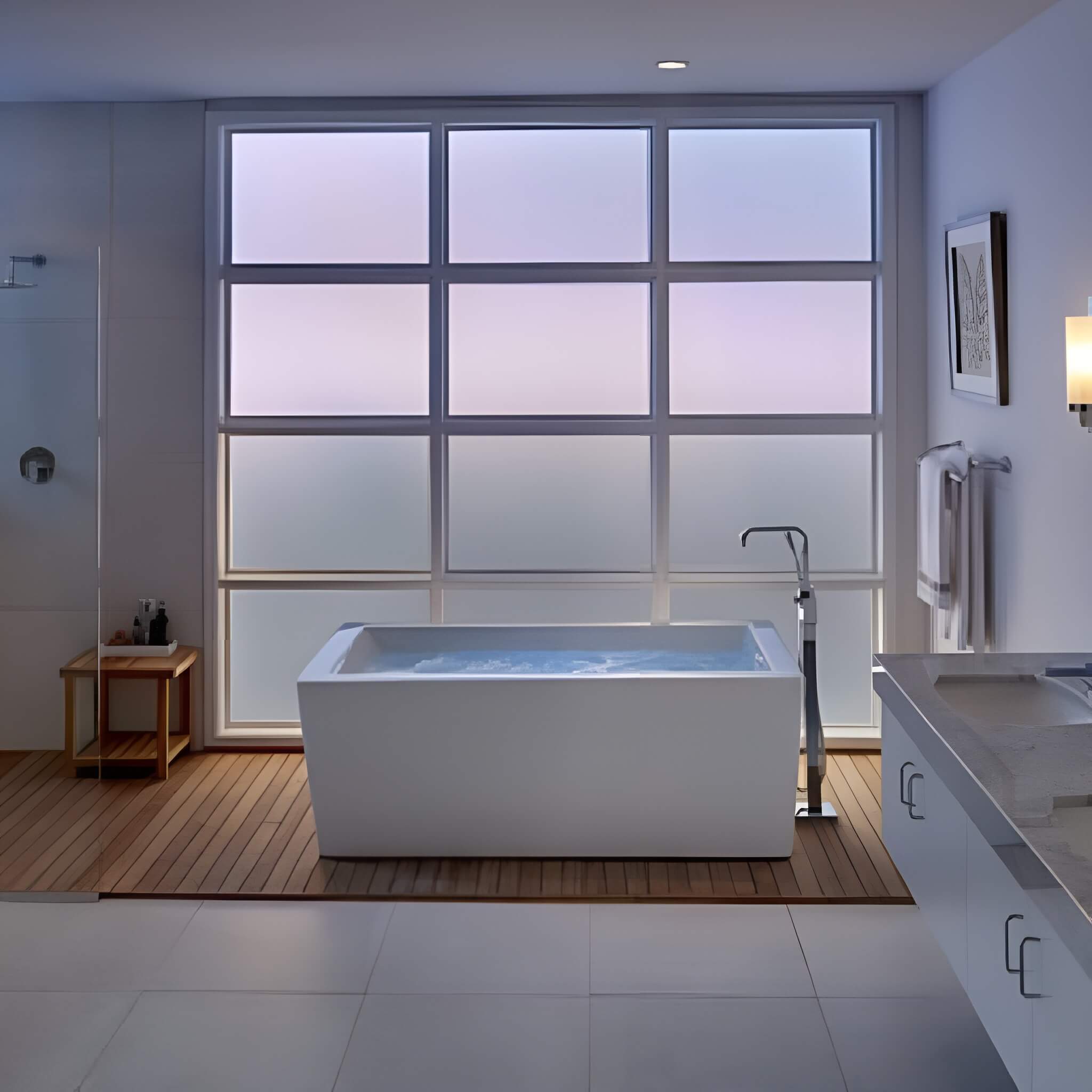 Jacuzzi Bianca 66" Whirlpool Bath [JBIF6636WUR2CPWW/WC] (SAK41632)