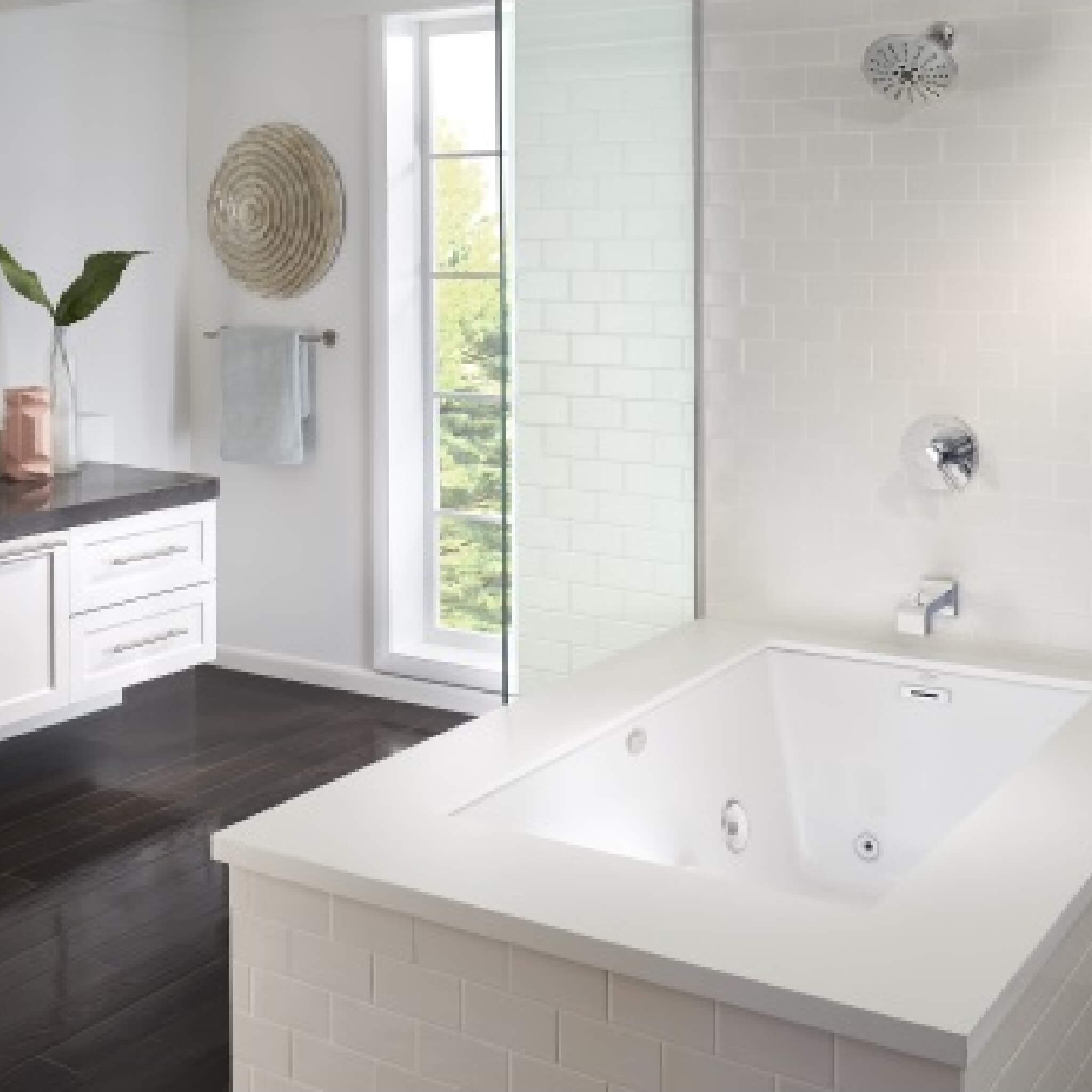 Jacuzzi Elara 72" Drop-In Air Tub With Right Drain [JELA7236ARL4CXW/Y] (SAK38076)