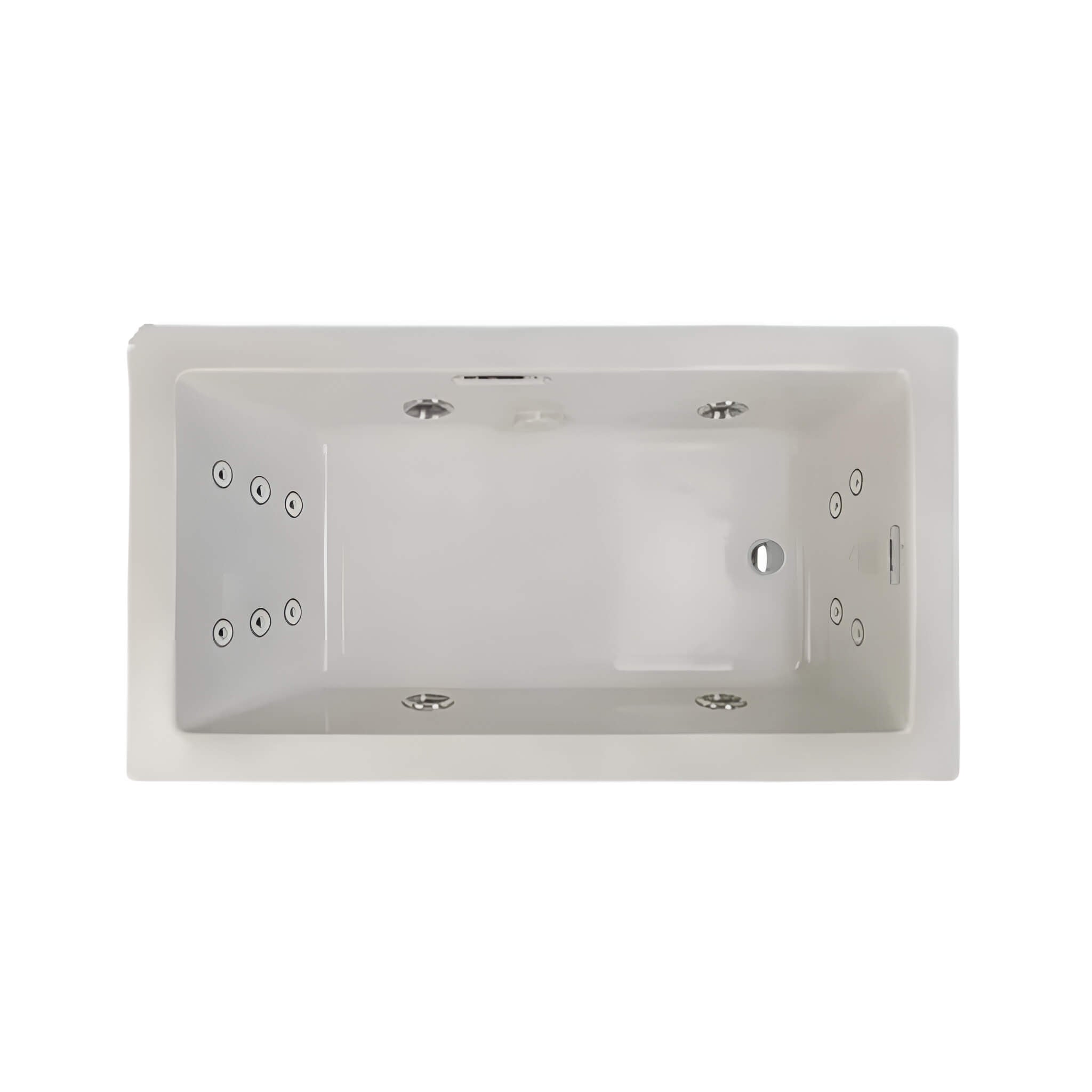 Jacuzzi Elara 72" Drop-In Whirlpool Bathtub With 10 AccuPro Jet [JELA7242WRL2HX] (SAK32651)