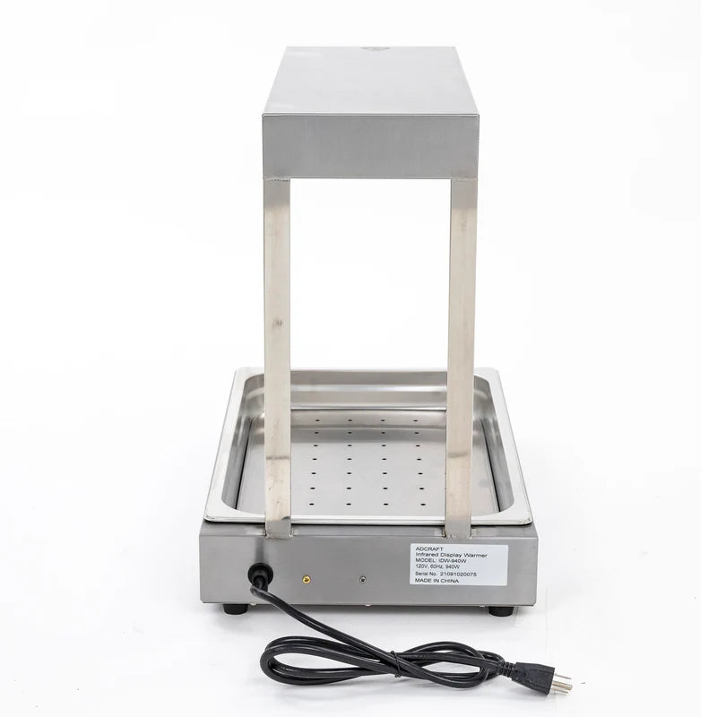 Adcraft Infrared Display Warmer, 940W, in Stainless Steel (IDW-940W)
