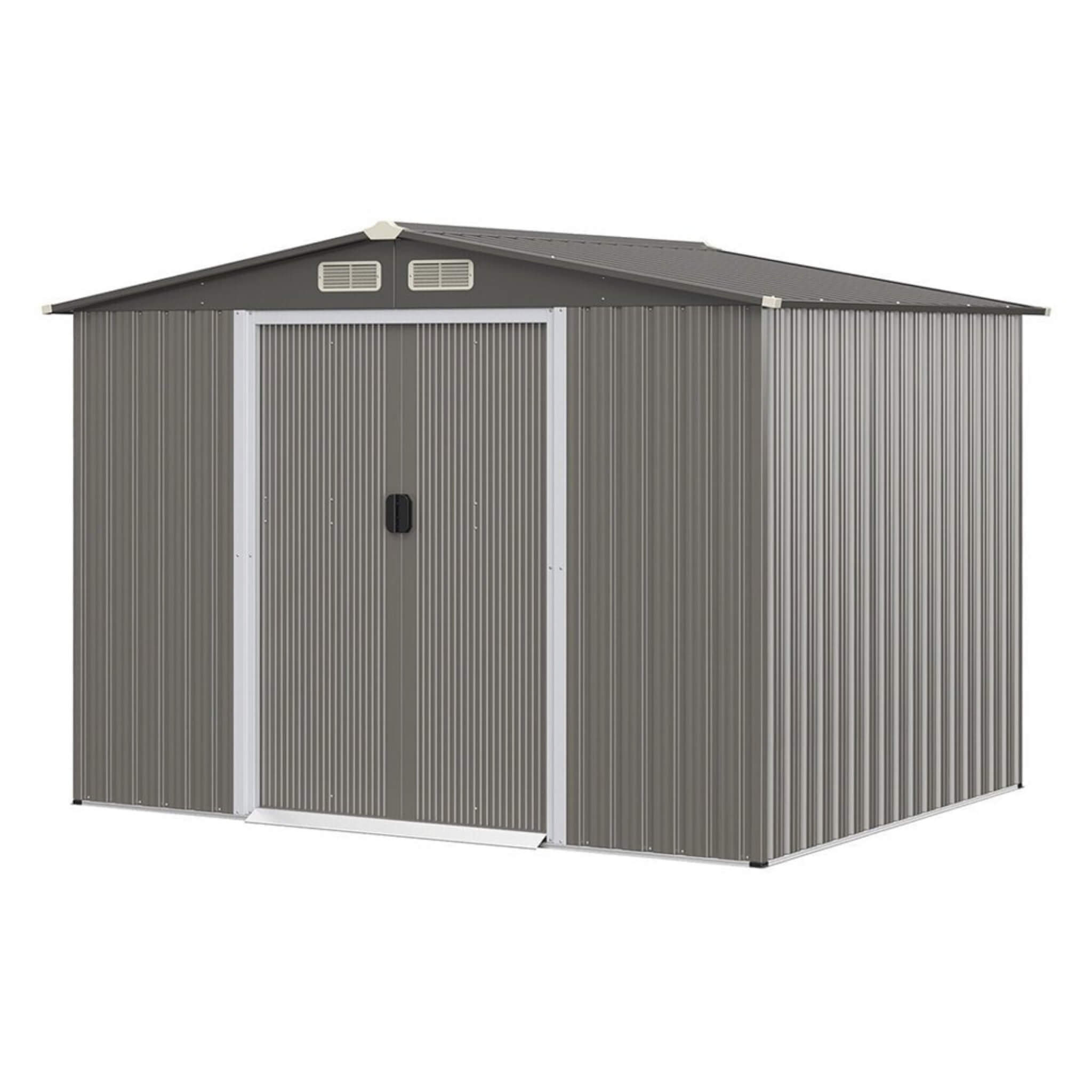 [08X06FT] Alora Premium Outdoor Steel Tool Storage Garden Backyard Shed (SAK74185)