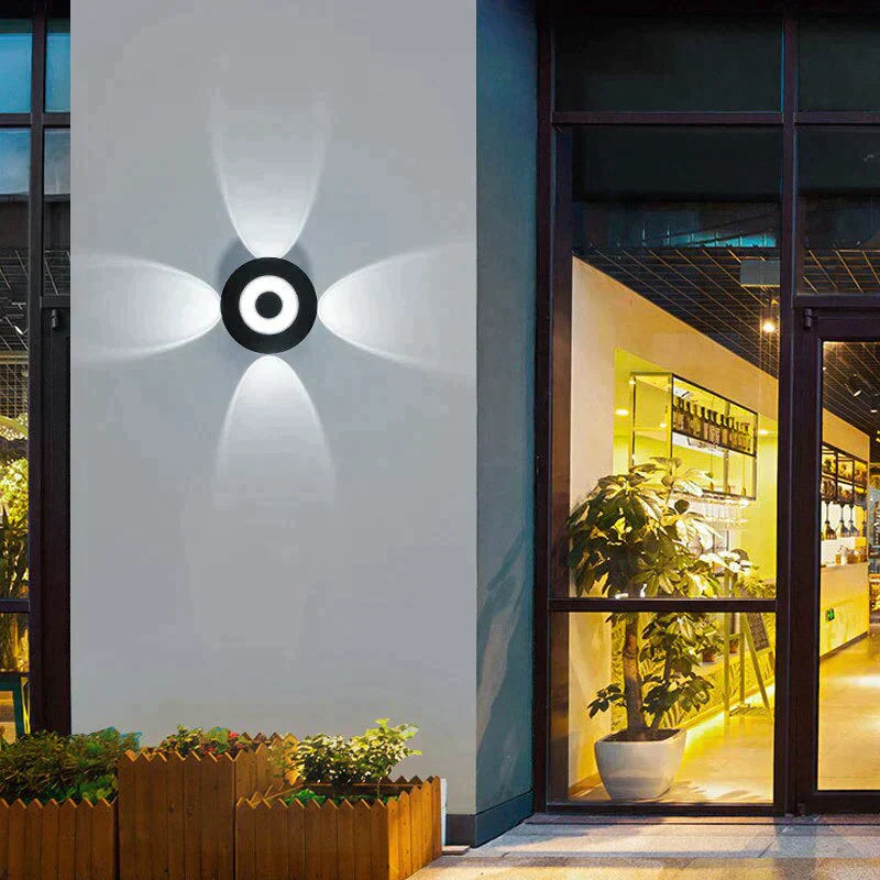 Amandine's LED Outdoor Wall Sconce - Elegant, Easy-to-Install Accent Light