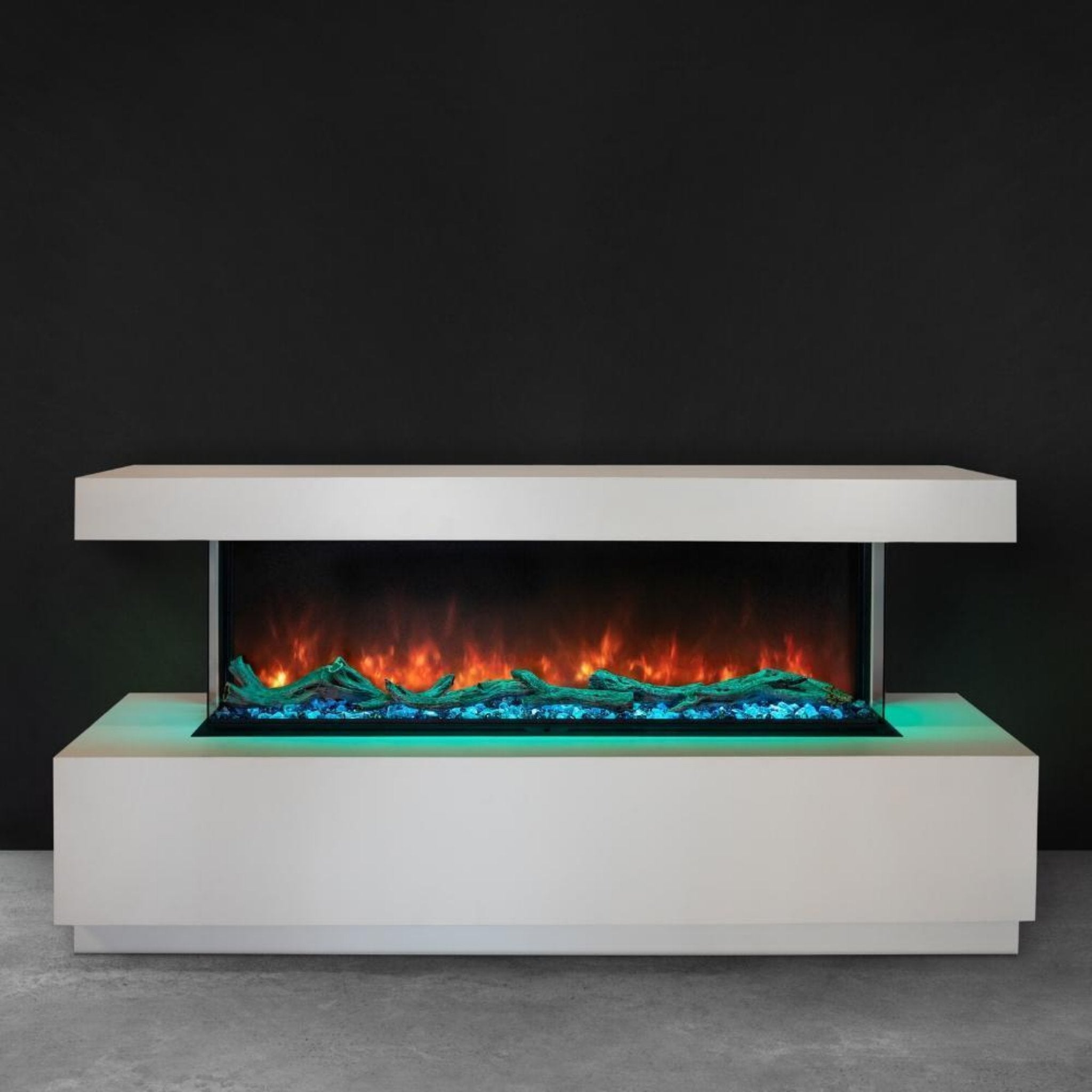 Modern Flames Landscape Pro Multi 56" Linear Multi-Sided Electric Fireplace With Hybrid Flame Technology [LPM-5616V2] (SAK67390)