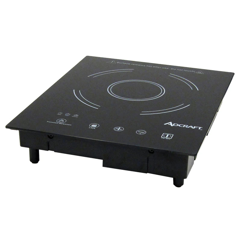 Adcraft Drop-In Induction Cooker, in Silver/Black