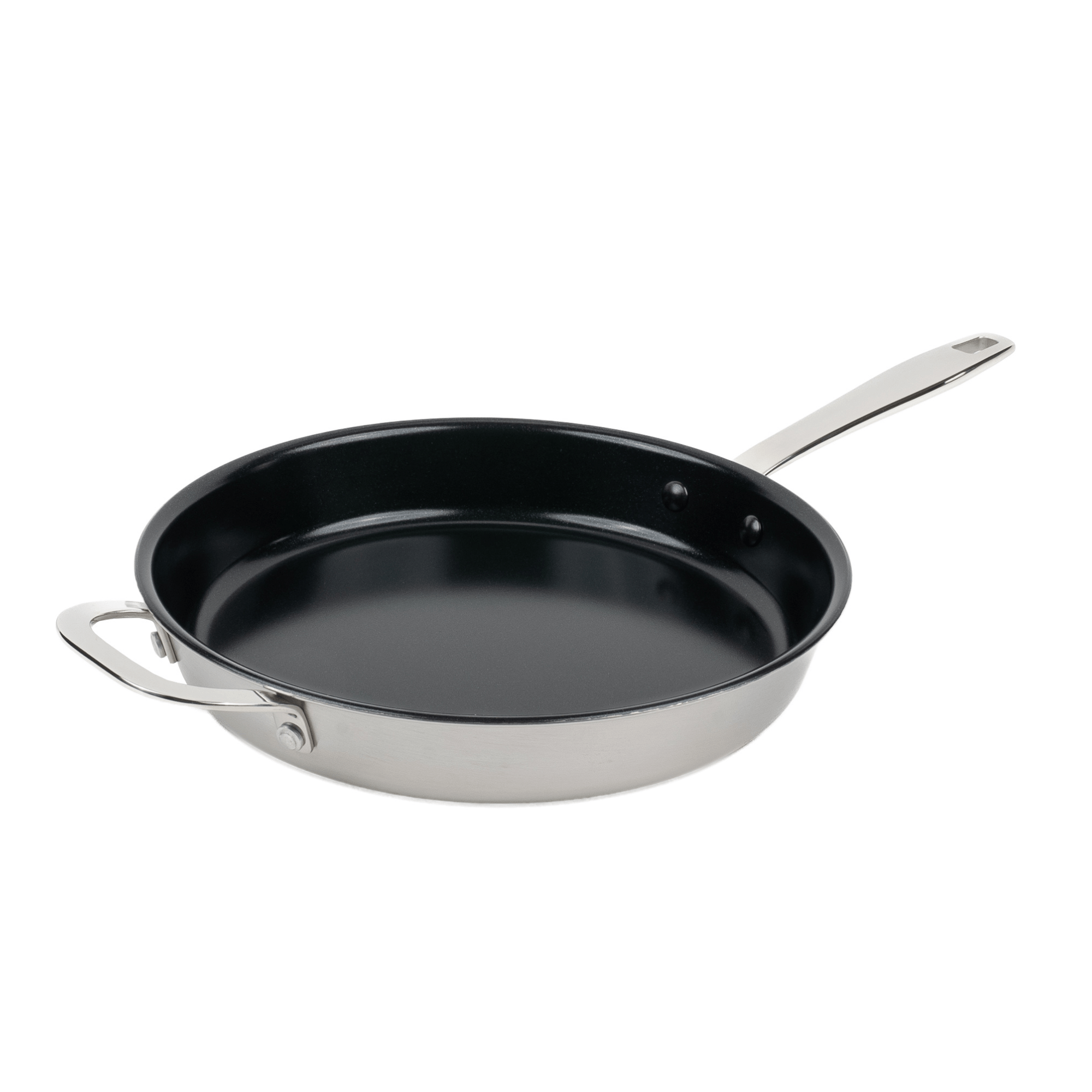 Maestro Frying Pan — 5-Ply Stainless, Nonstick
