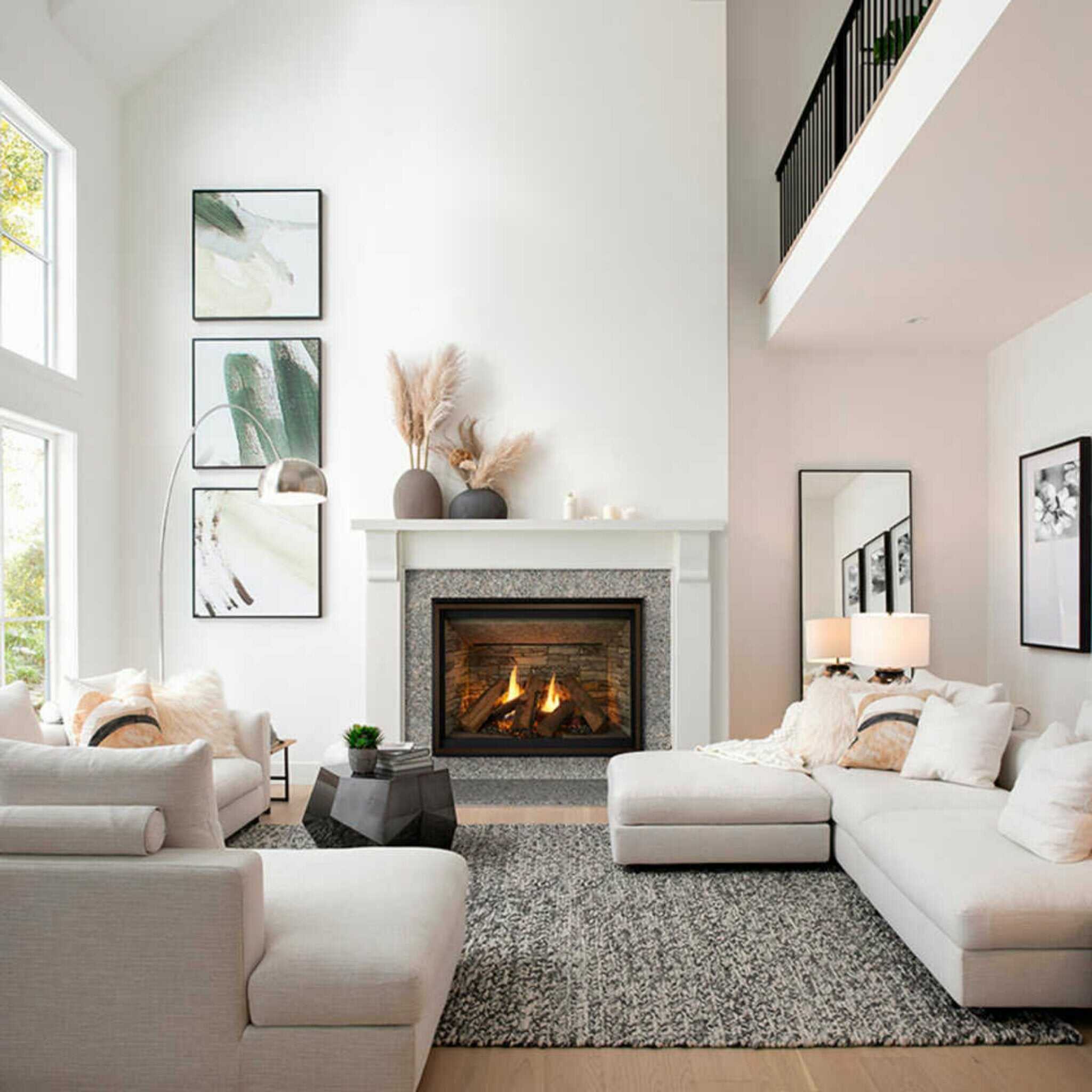 Majestic Meridian 42" Platinum Natural Gas Fireplace [MER42PN] (SAK51823)