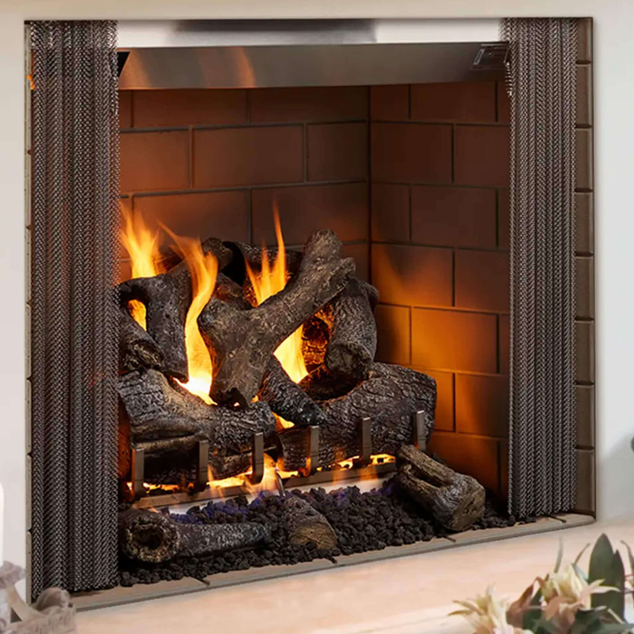 Majestic Castlewood 42" Outdoor Wood Burning Fireplace [ODCASTLEWD-42-B] (SAK32468)