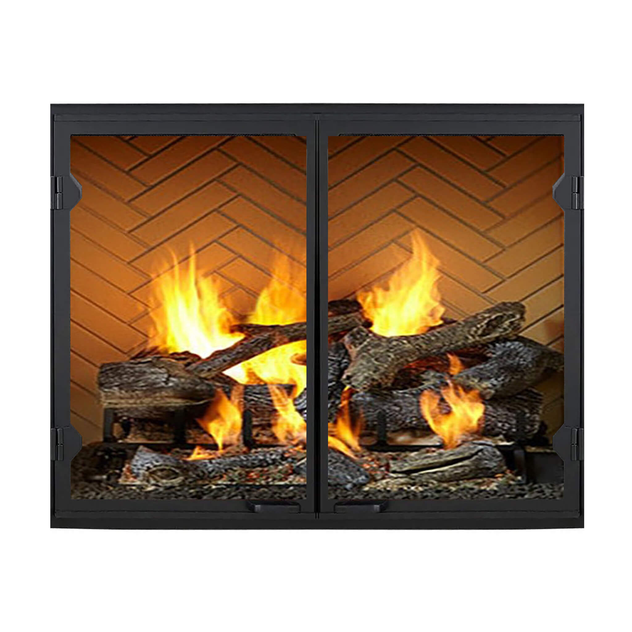 Majestic Biltmore 50" Herringbone Pattern Open Wood-Burning Fireplace [SB100HB] (SAK62529)
