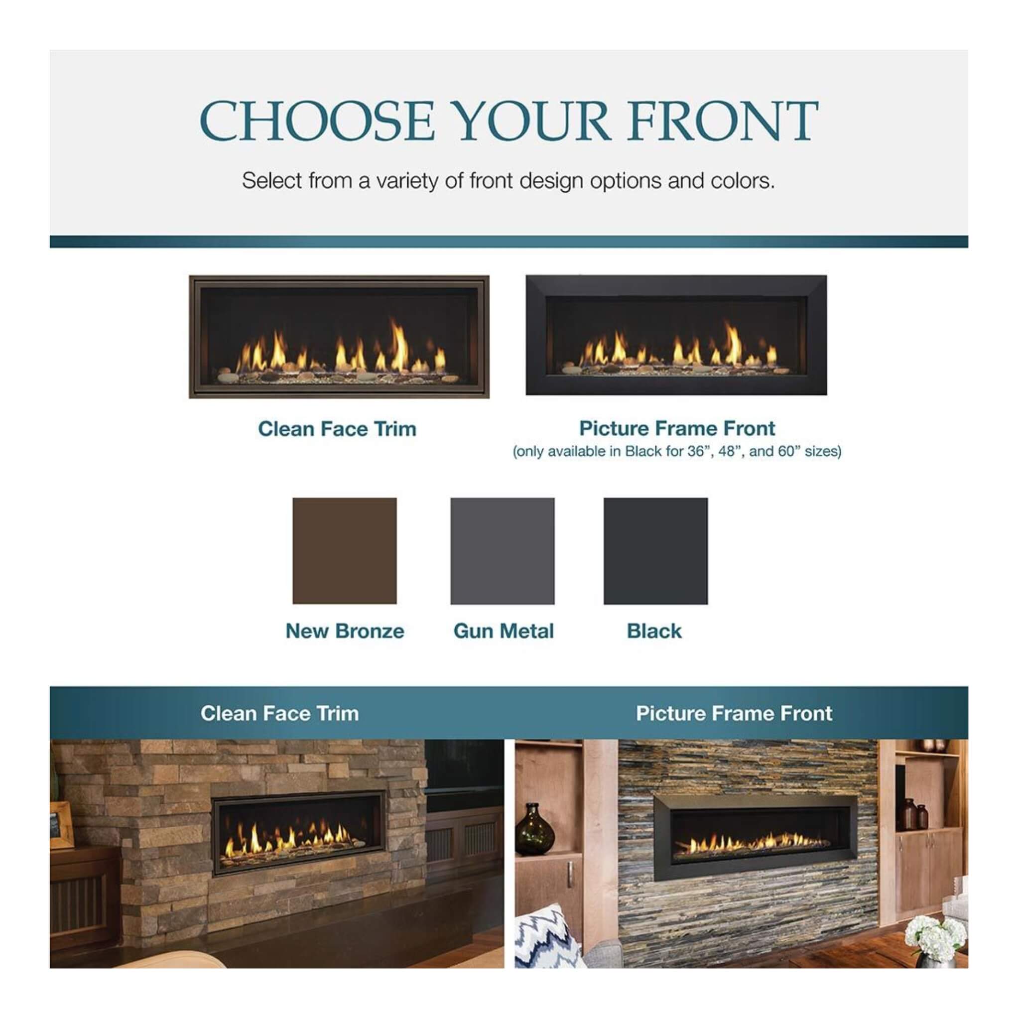 Majestic Echelon II 60" Linear Direct Vent Fireplace [ECHEL60IN-C] (SAK57214)