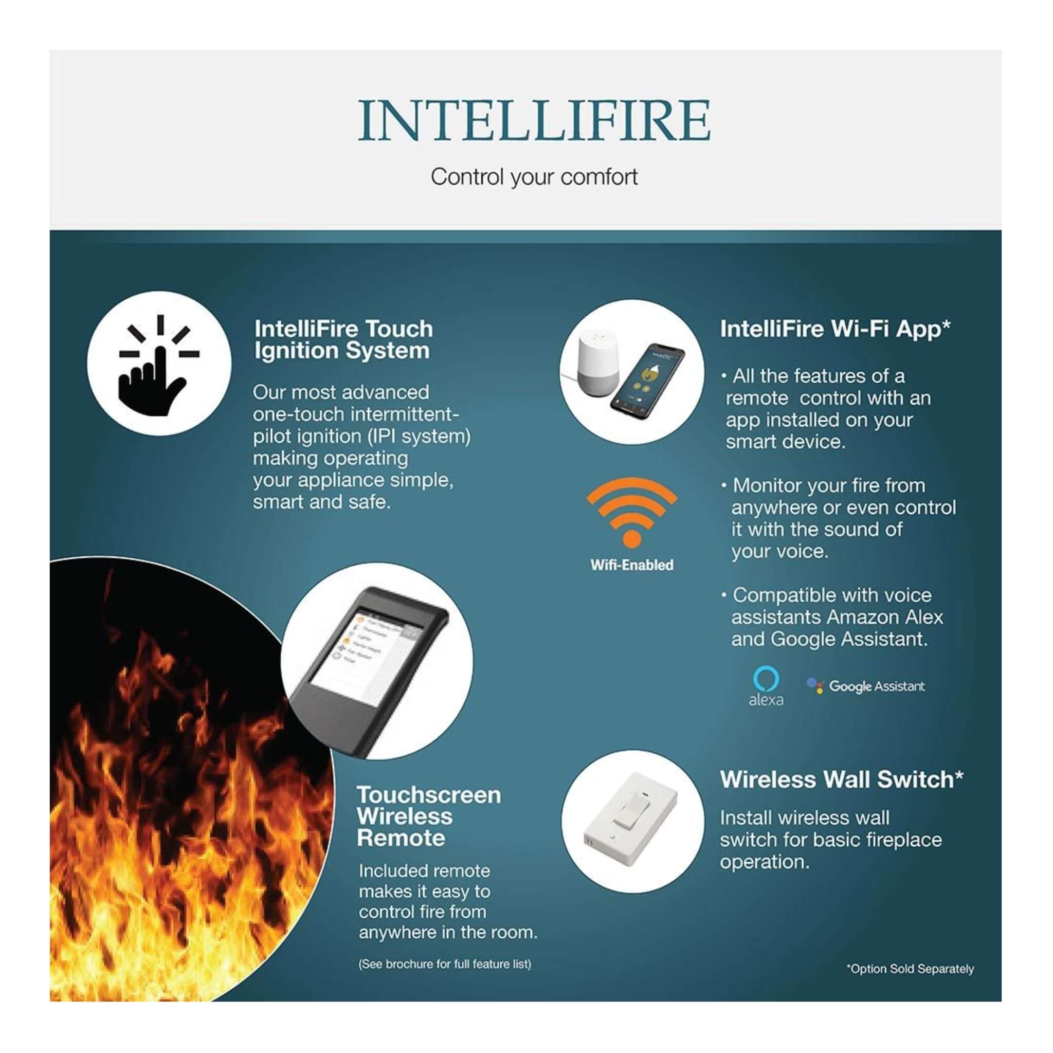 Majestic Echelon II 60" Linear Direct Vent Fireplace [ECHEL60IN-C] (SAK57214)