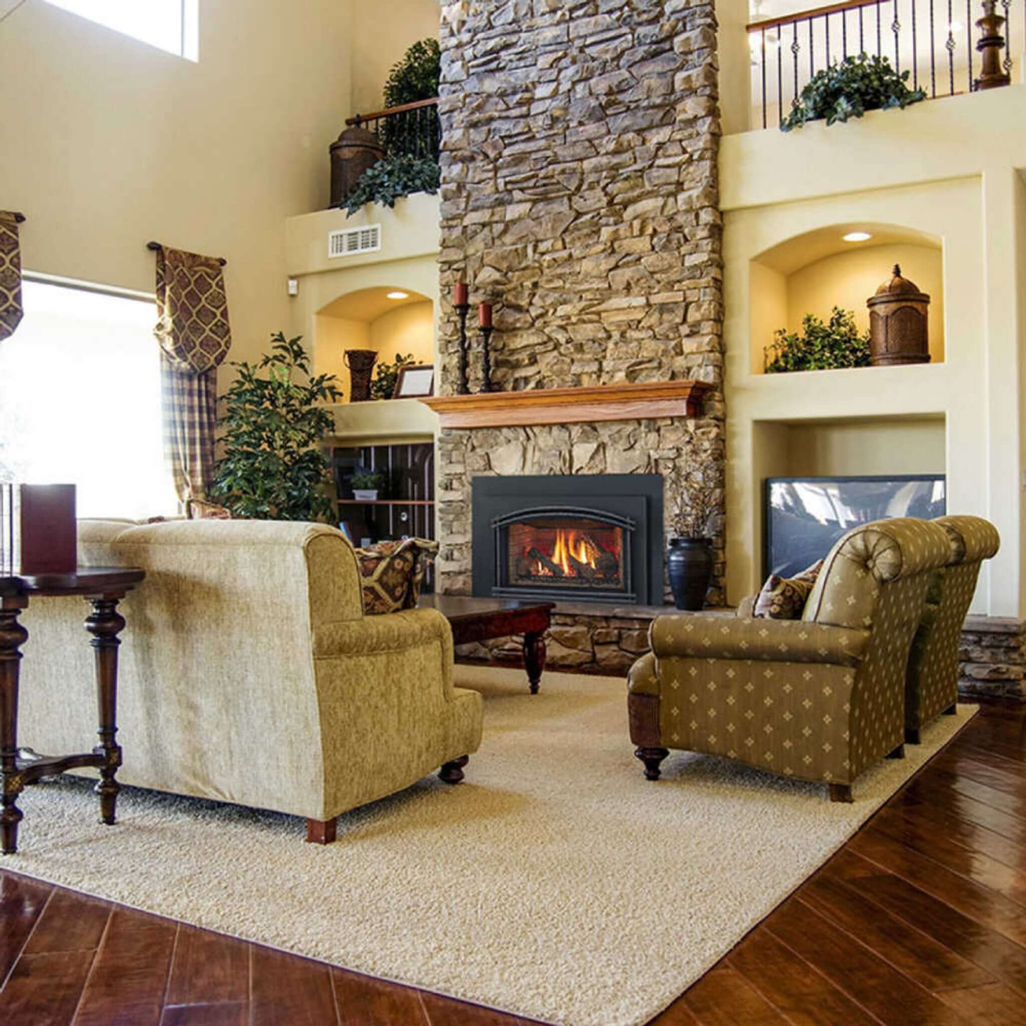 Majestic Meridian 36" Platinum Natural Gas Fireplace [MER36PN] (SAK43751)