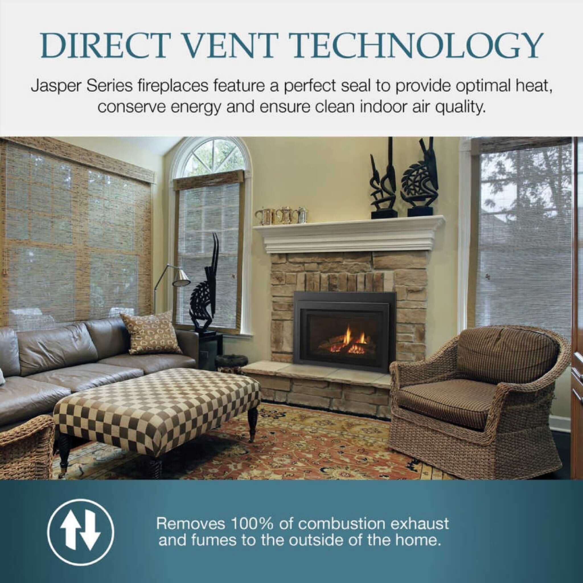 Majestic Jasper 30" Direct Vent Natural Gas Insert [JASPER30IN] (SAK21396)