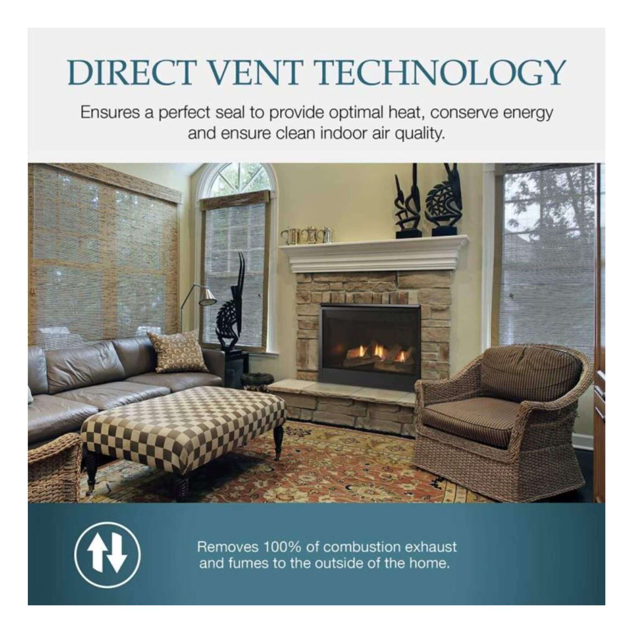 Majestic Mercury 32" Direct Vent Natural Gas Fireplace [MERC32IN] (SAK15031)