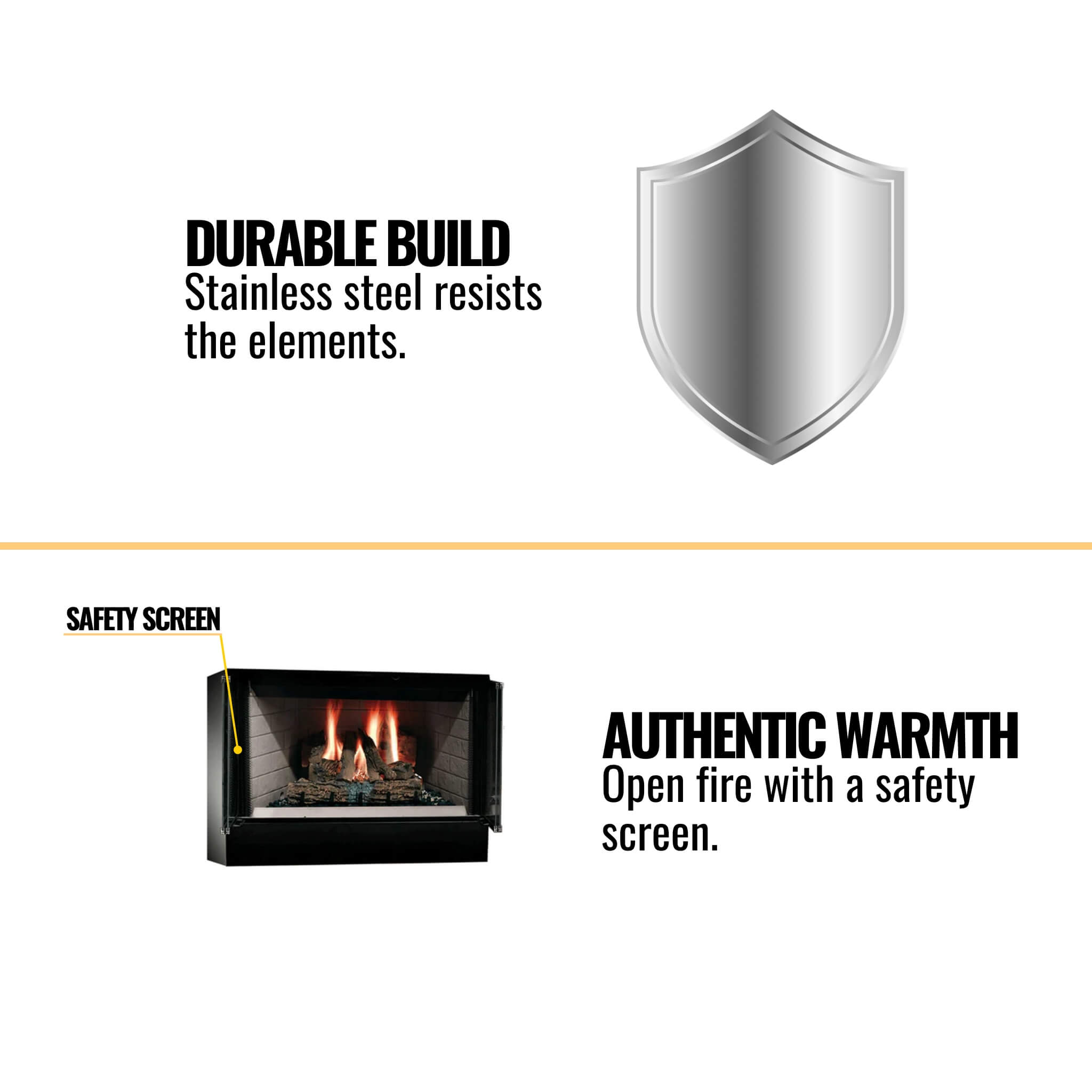 Majestic Sovereign 36" Black Wood Burning Fireplace [SA36R/C] (SAK61347)