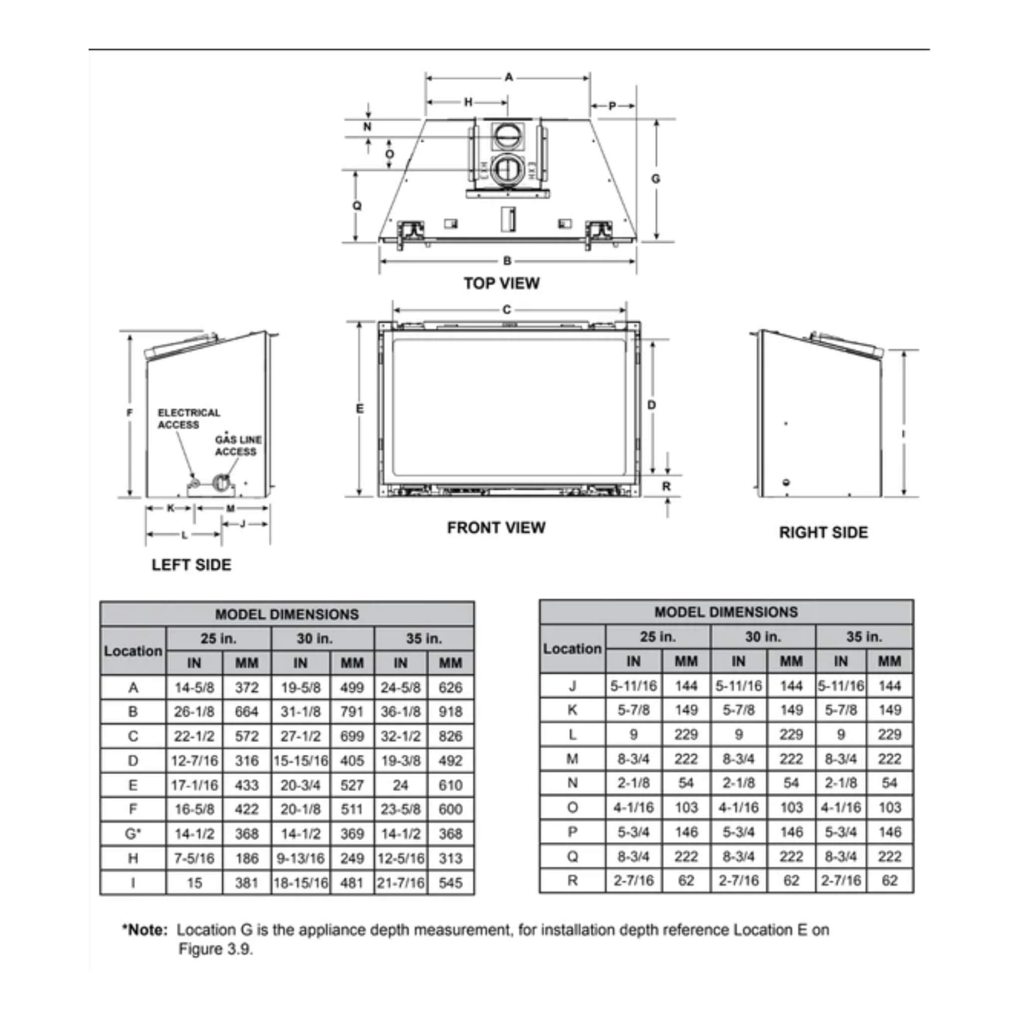 Majestic Trilliant 35" Direct Vent Gas Fireplace Insert [TRILLIANT35IN] (SAK63247)