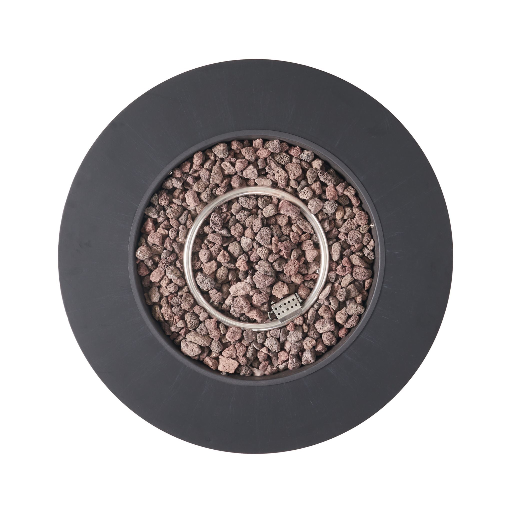 Alora Modern 32-Inch 40K BTU Round Iron Propane Fire Pit (SAK29102)