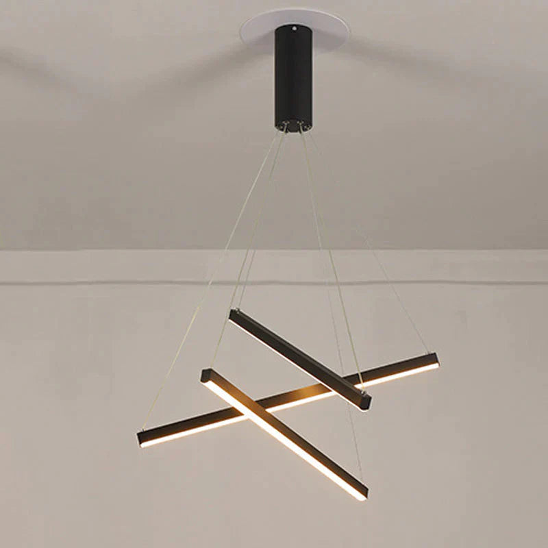 Elevate Your Space with the Modern Black Stair Chandelier