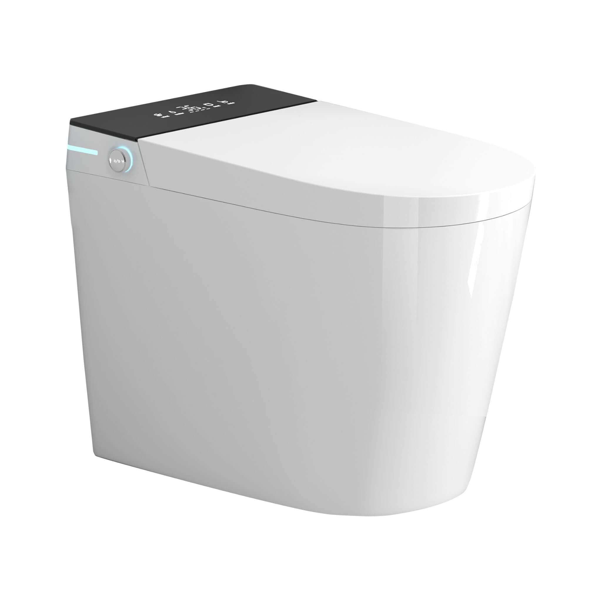 Nuvia Modern Compact Smart Tankless Toilet With Bidet, Auto Open, Auto Flush, Heated Seat And Air Dryer (SAK51990)