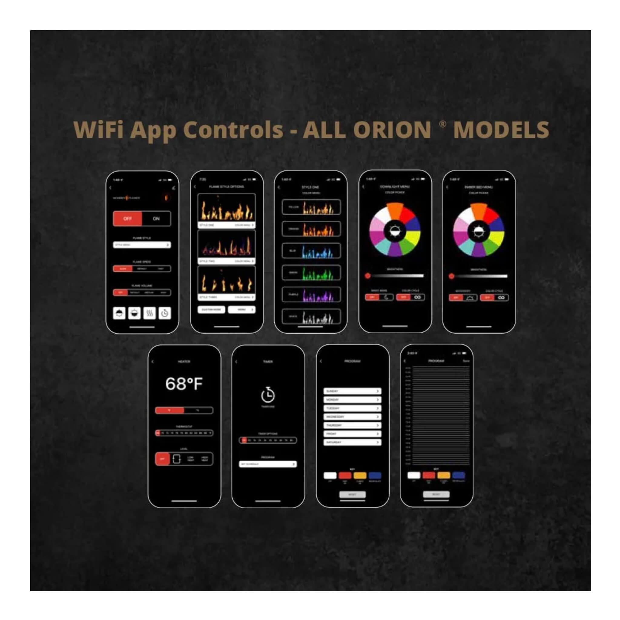 Modern Flames Orion Traditional 42" Heliovision Electric Fireplace [OR42-TRAD] (SAK83765)