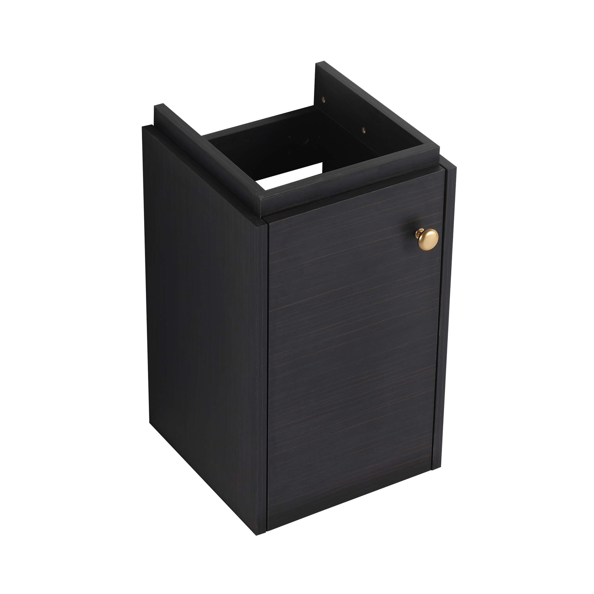 Nuvia Modern Wall-Mounted Bathroom Vanity With Ceramic Sink And Soft Close Door (SAK05214)