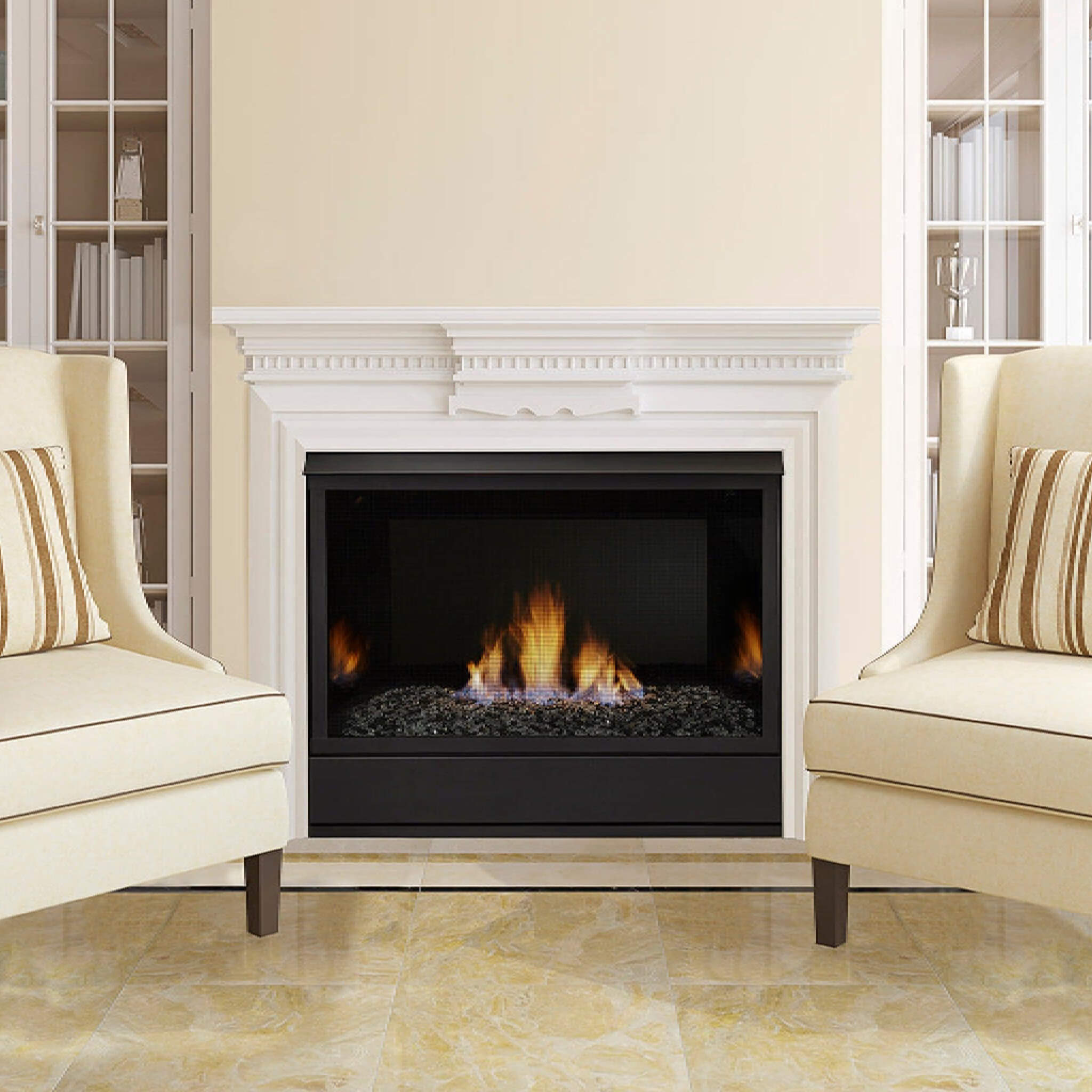 Monessen Aria VFF32/36L Series Vent-Free Traditional Style Fireplace (SAK30485)