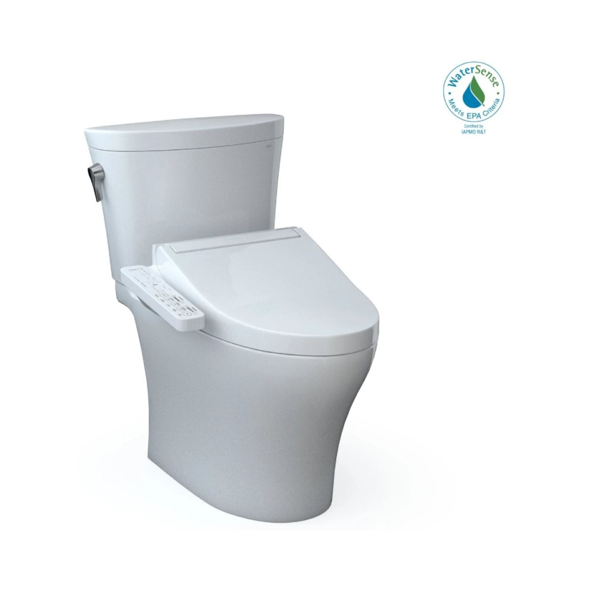 [MW4483074CEMFGN#01] TOTO Aquia IV Arc 1.28 GPF And 0.9 GPF Elongated Toilet With Washlet C2 And Left Hand Lever (SAK87231)