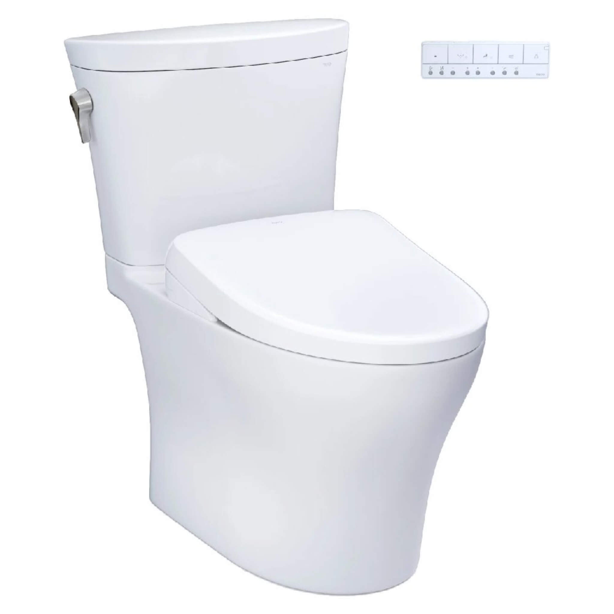 [MW4484736CEMFGN#01] TOTO Aquia IV Arc Dual Flush Universal Height Toilet With S7A Auto Open Bidet Seat (SAK92754)