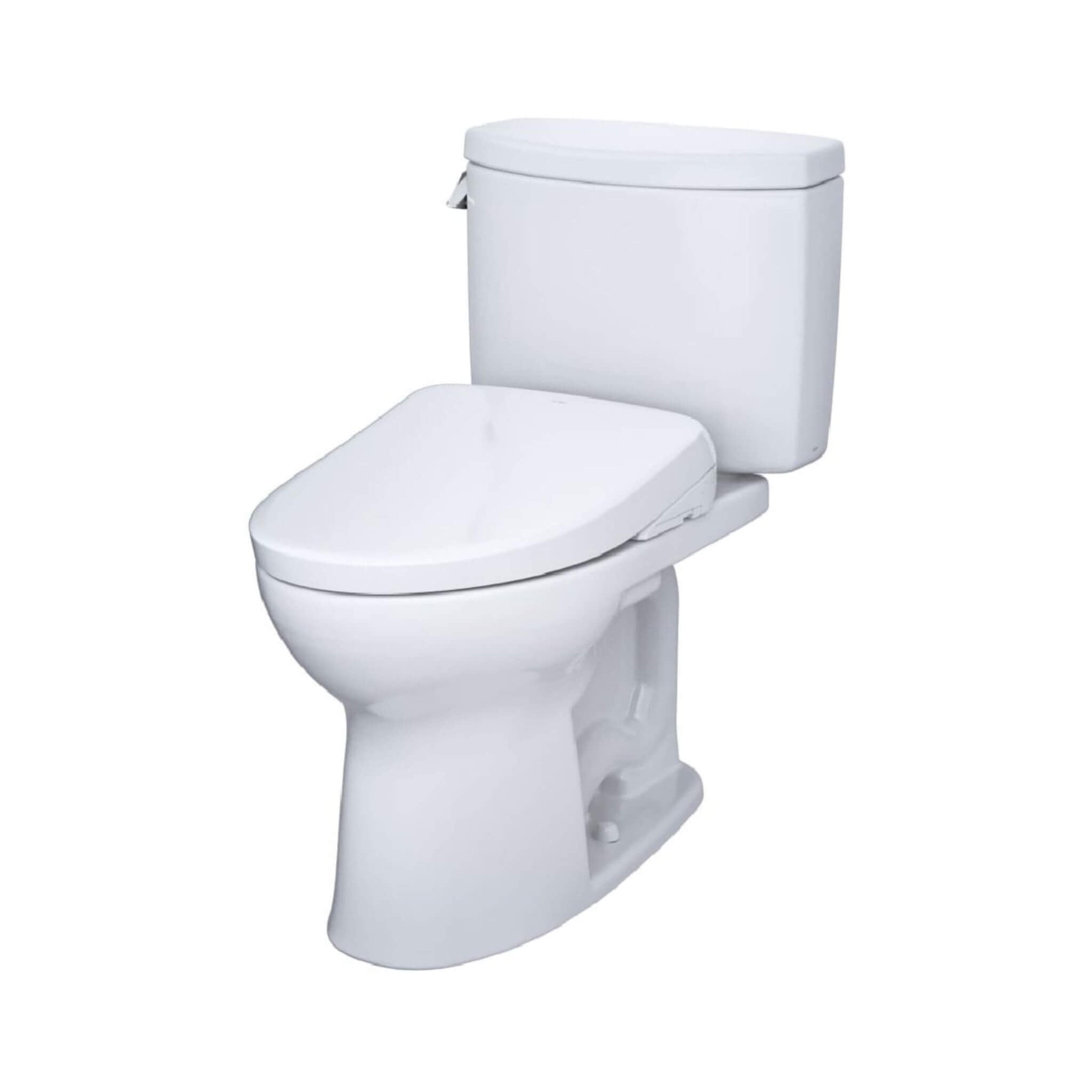 [MW4544726CEFG#01] TOTO Drake II 1.28 GPF Elongated Chair Height Toilet With Washlet S7 Bidet Seat (SAK29654)