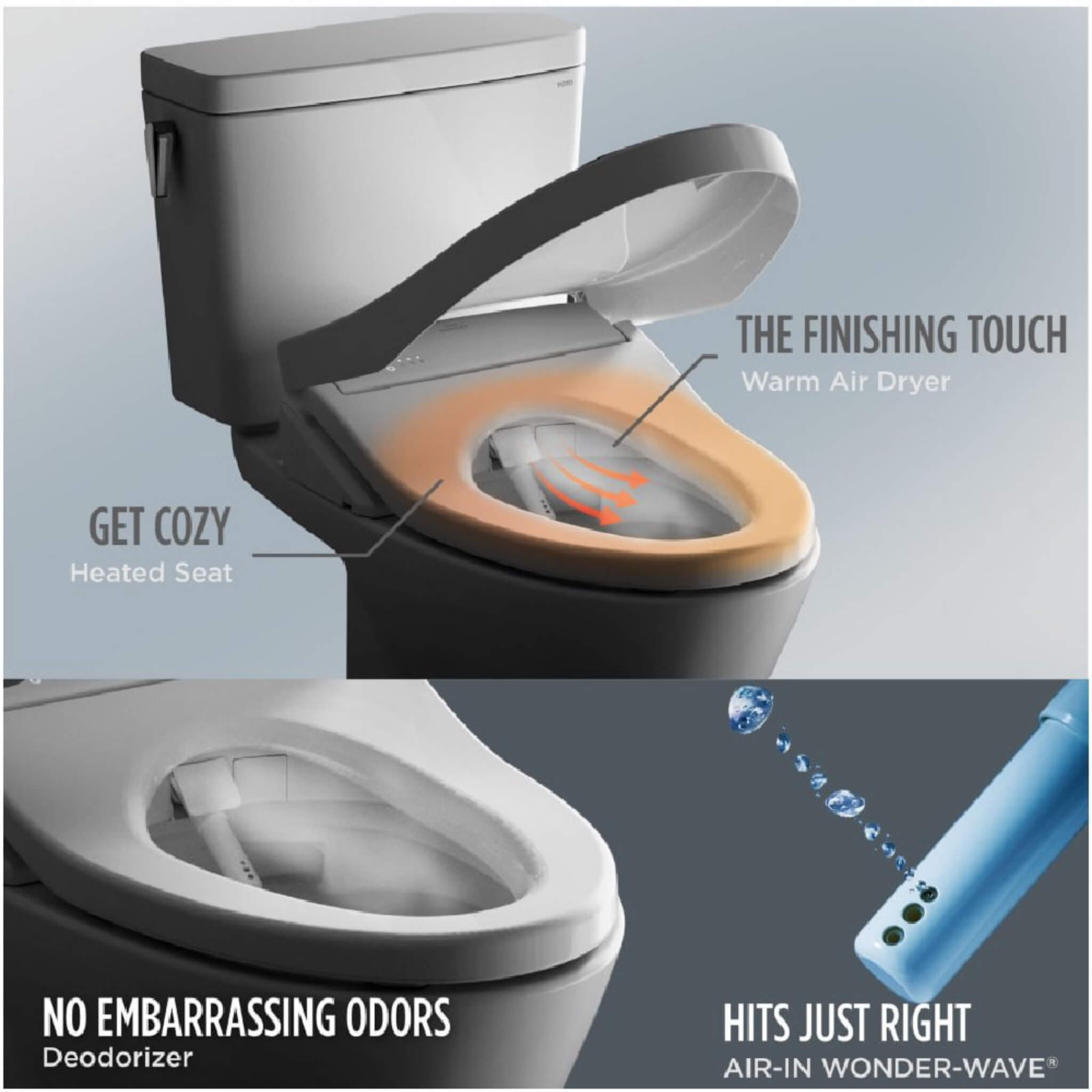 [MW4544726CUFGA#01] TOTO Drake II Washlet S7 And 1.0 GPF Elongated Chair Height Bidet Toilet (SAK70831)