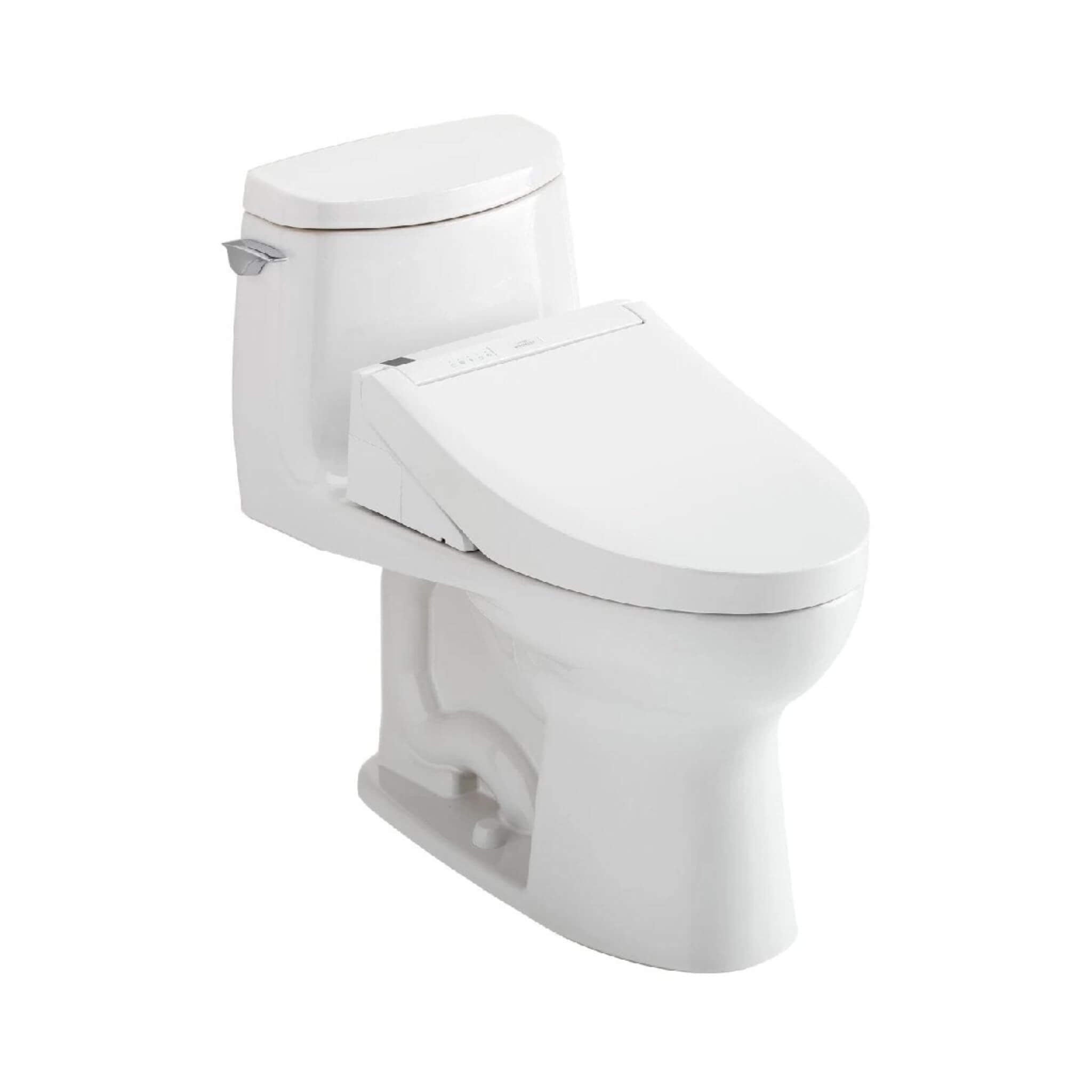 [MW6043084CUFG#01] TOTO Ultramax II 1G Washlet C5 And 1.0 GPF Elongated Toilet With Left Hand Lever (SAK09436)