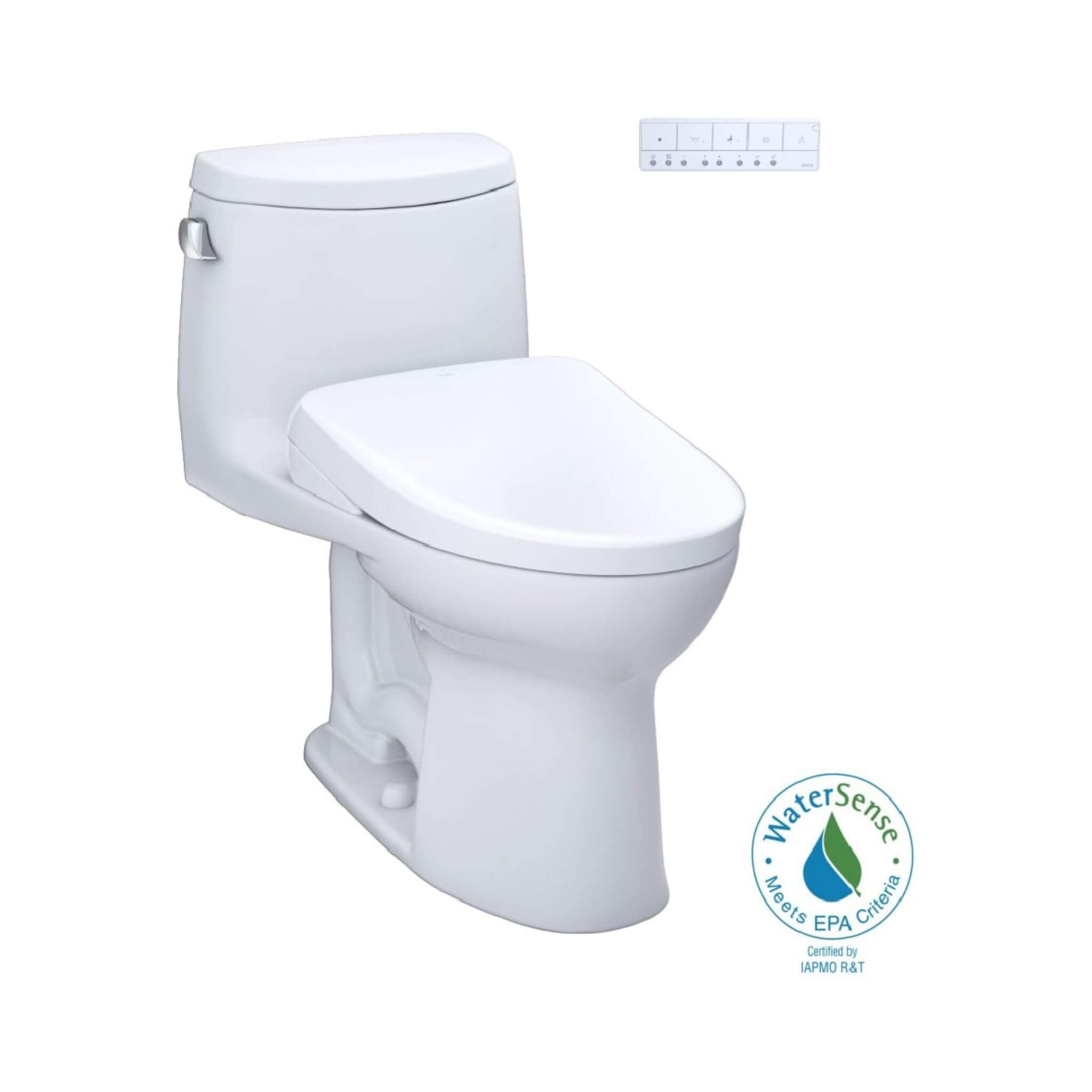 [MW6044726CEFG#01] TOTO Ultramax II 1.28 GPF One Piece Elongated Chair Height With Washlet S7 Bidet Seat Soft Close (SAK15913)