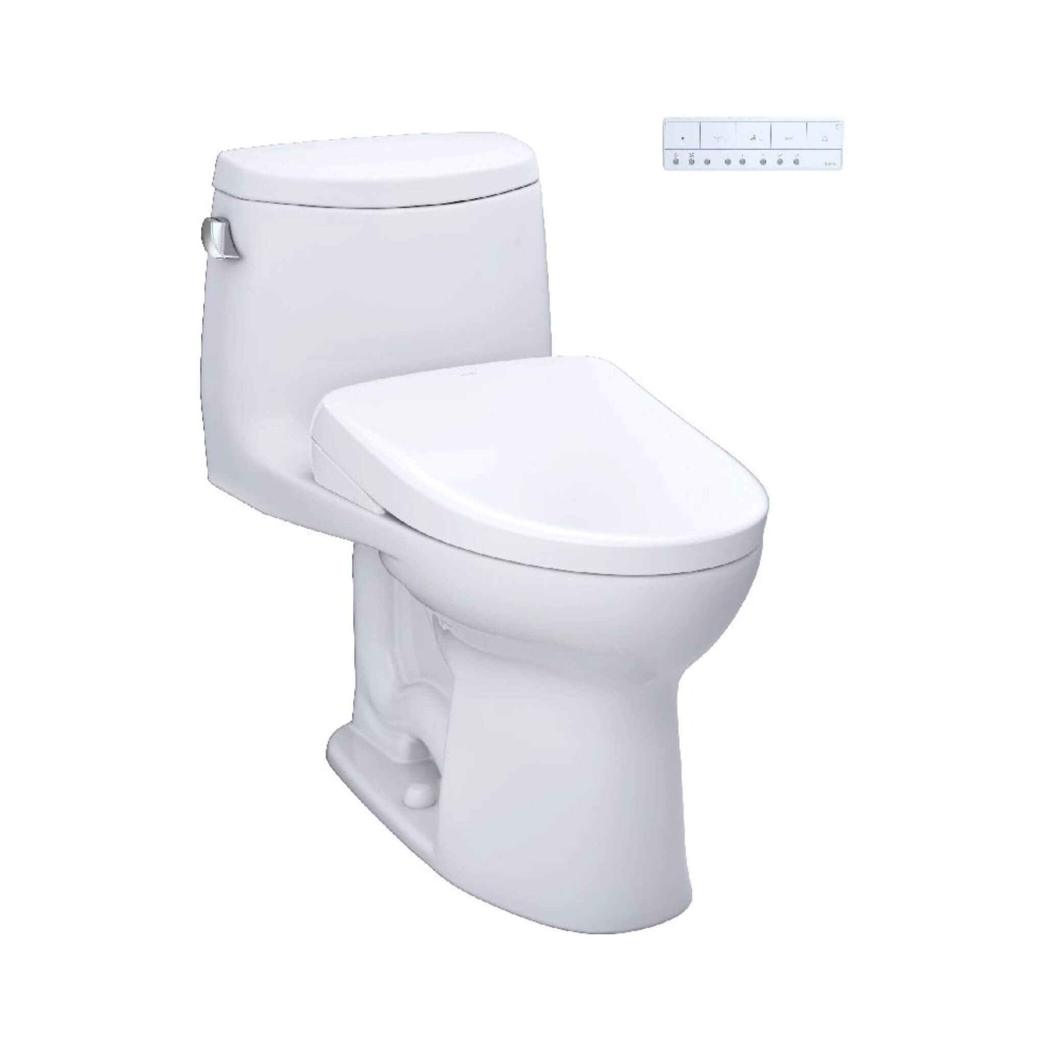 [MW6044726CEFG#01] TOTO Ultramax II 1.28 GPF One Piece Elongated Chair Height With Washlet S7 Bidet Seat Soft Close (SAK15913)