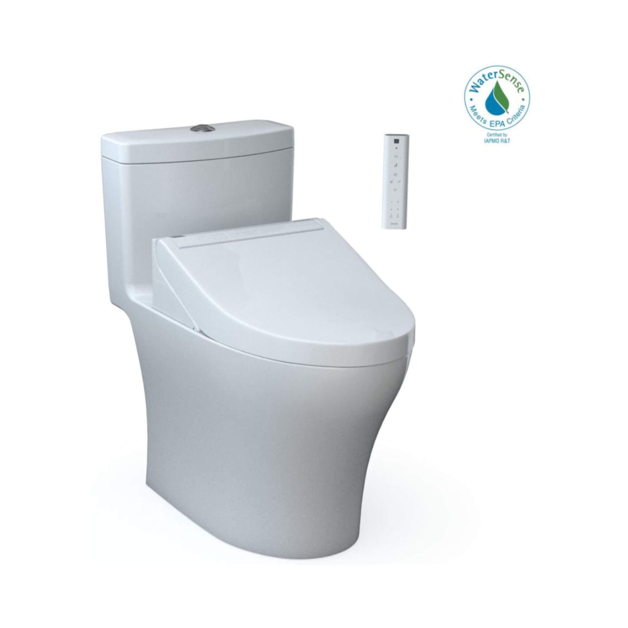 [MW6463084CEMFGN#01] TOTO Aquia IV Washlet Elongated Chair Height Bidet Toilet Seat With Button Flush (SAK42509)