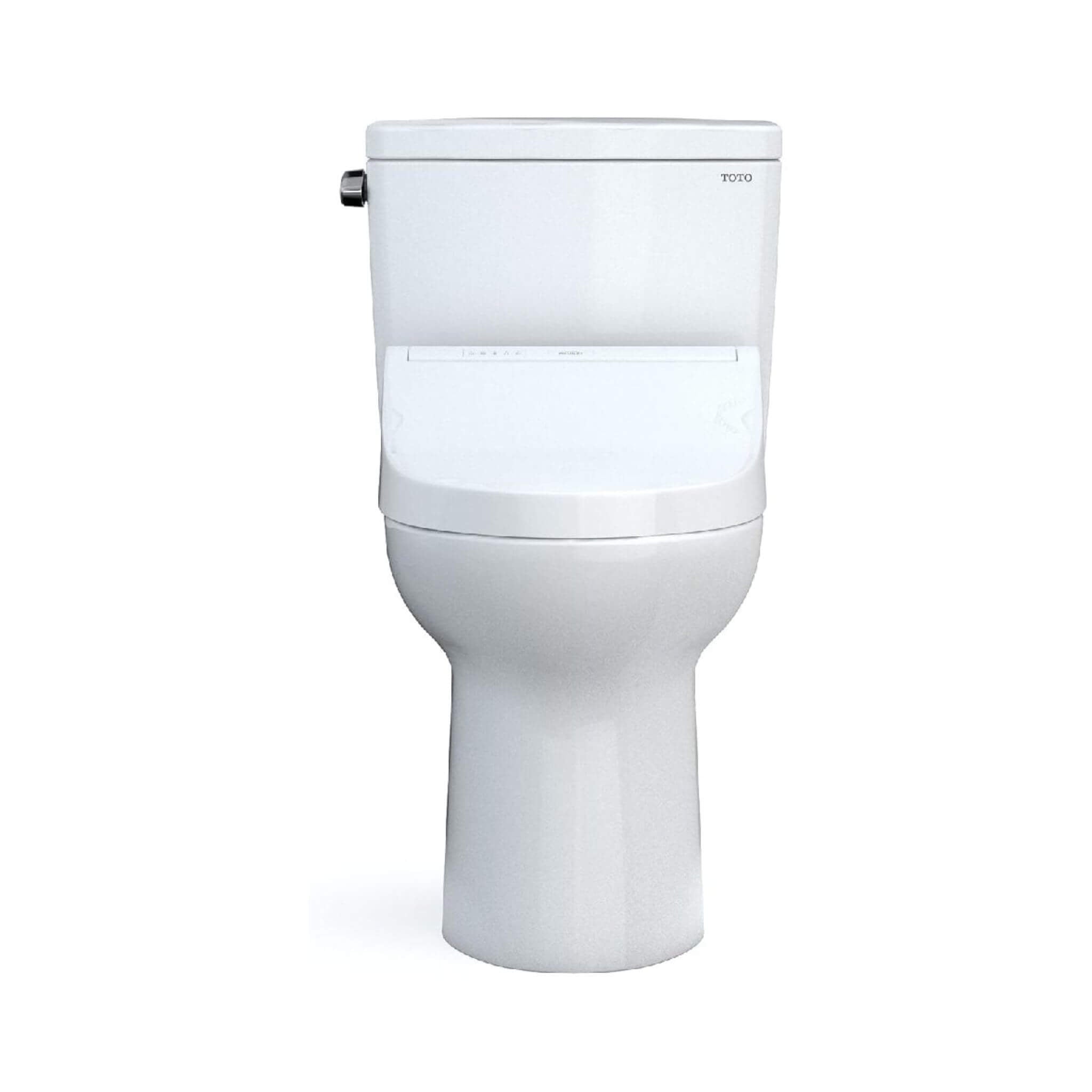 [MW7763084CEFG.10#01] TOTO Drake 1.28 GPF Elongated Universal Height EWater+ Toilet With C5 Bidet Seat (SAK56192)
