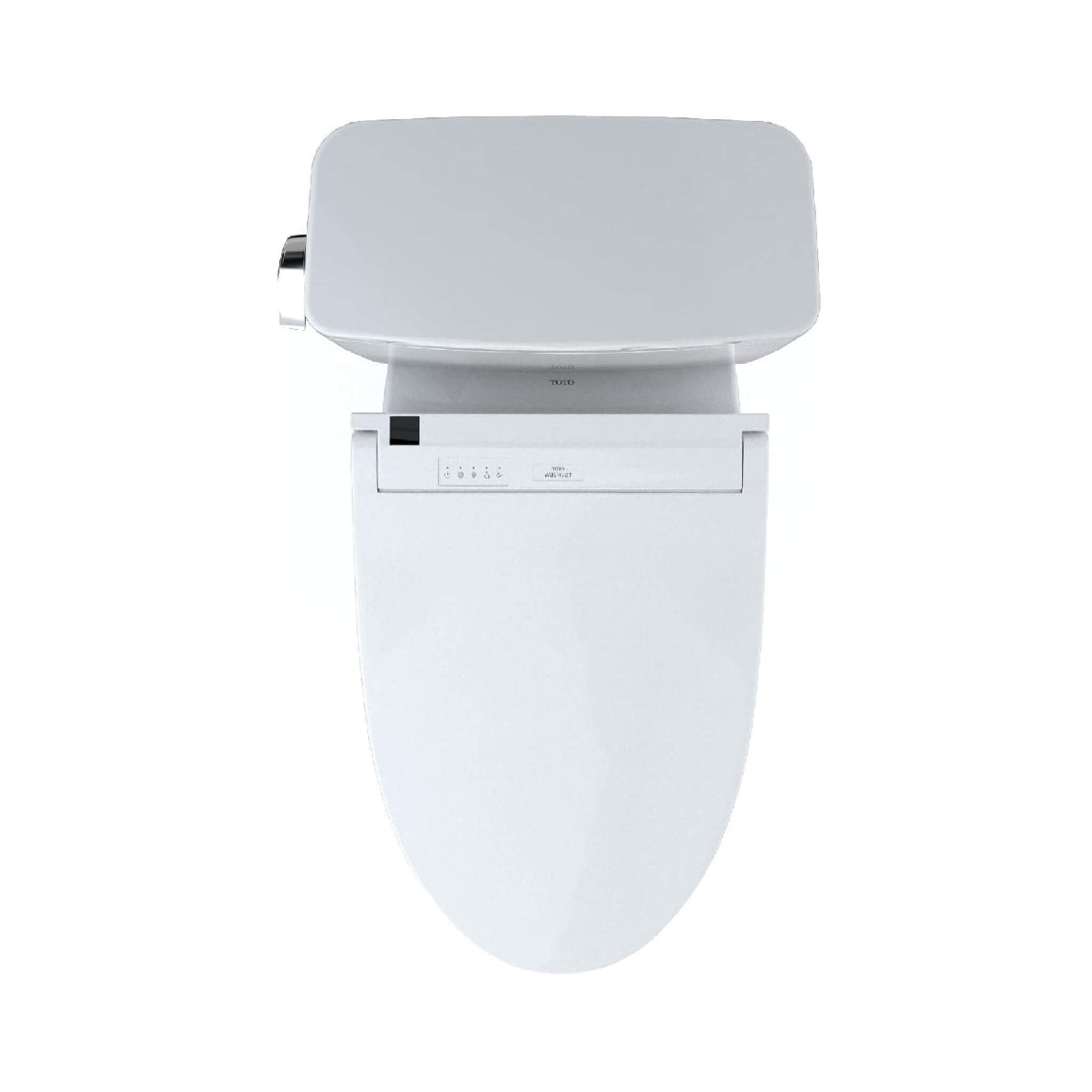 [MW7763084CEFG.10#01] TOTO Drake 1.28 GPF Elongated Universal Height EWater+ Toilet With C5 Bidet Seat (SAK56192)