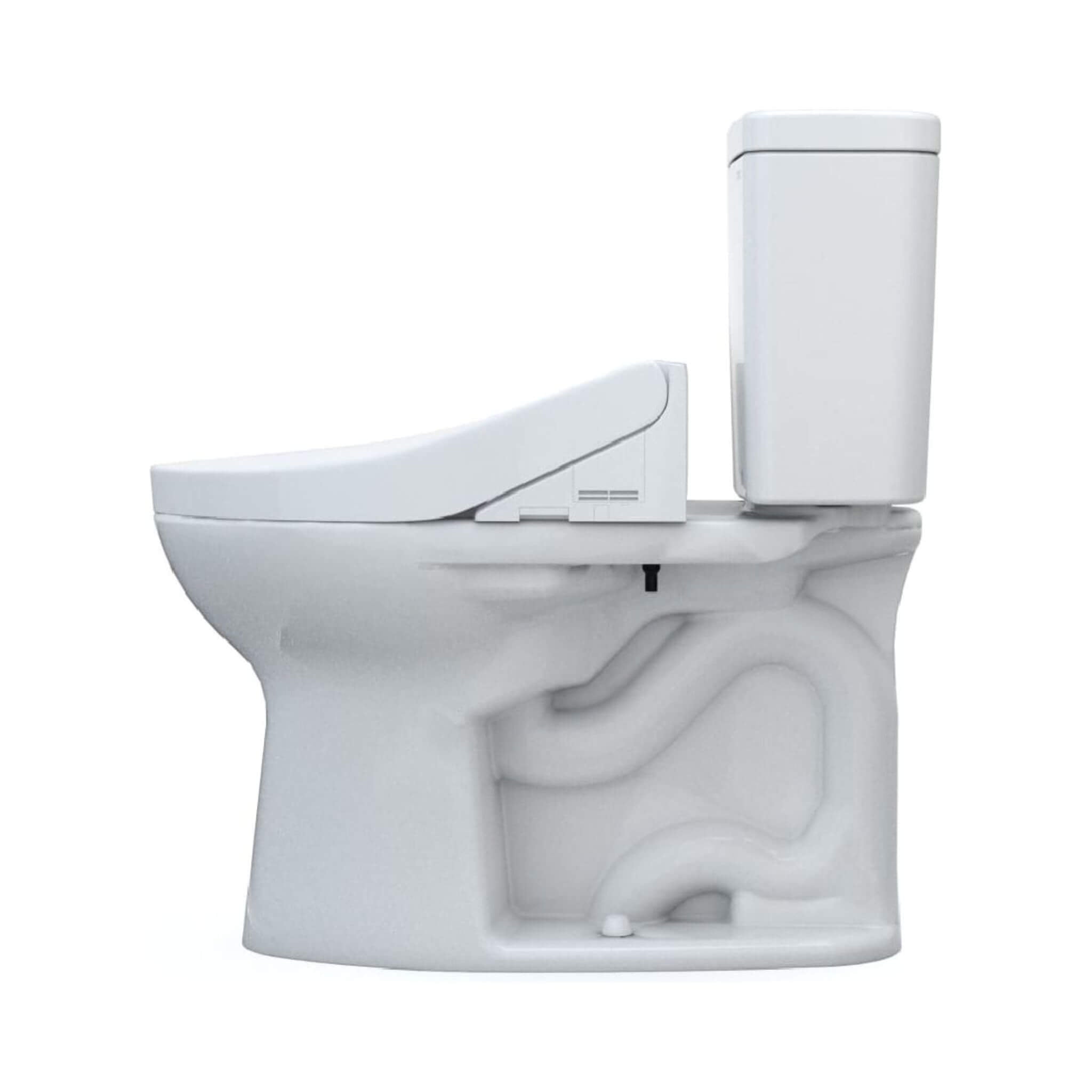 [MW7763084CEG#01] TOTO Drake 1.28 GPF Washlet Elongated Toilet With C5 Bidet Seat (SAK74362)