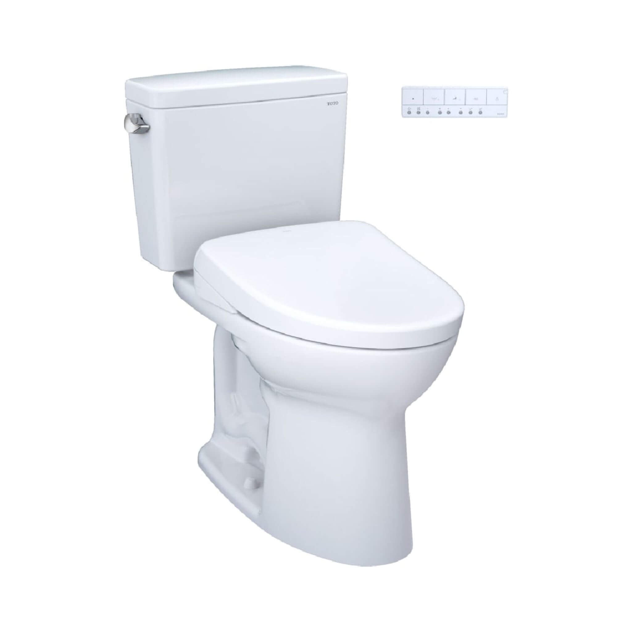[MW7764726CSFG#01] TOTO Drake 1.6 GPF Elongated Chair Height Toilet With Washlet S7 Heated Bidet Seat And Night Light (SAK56817)