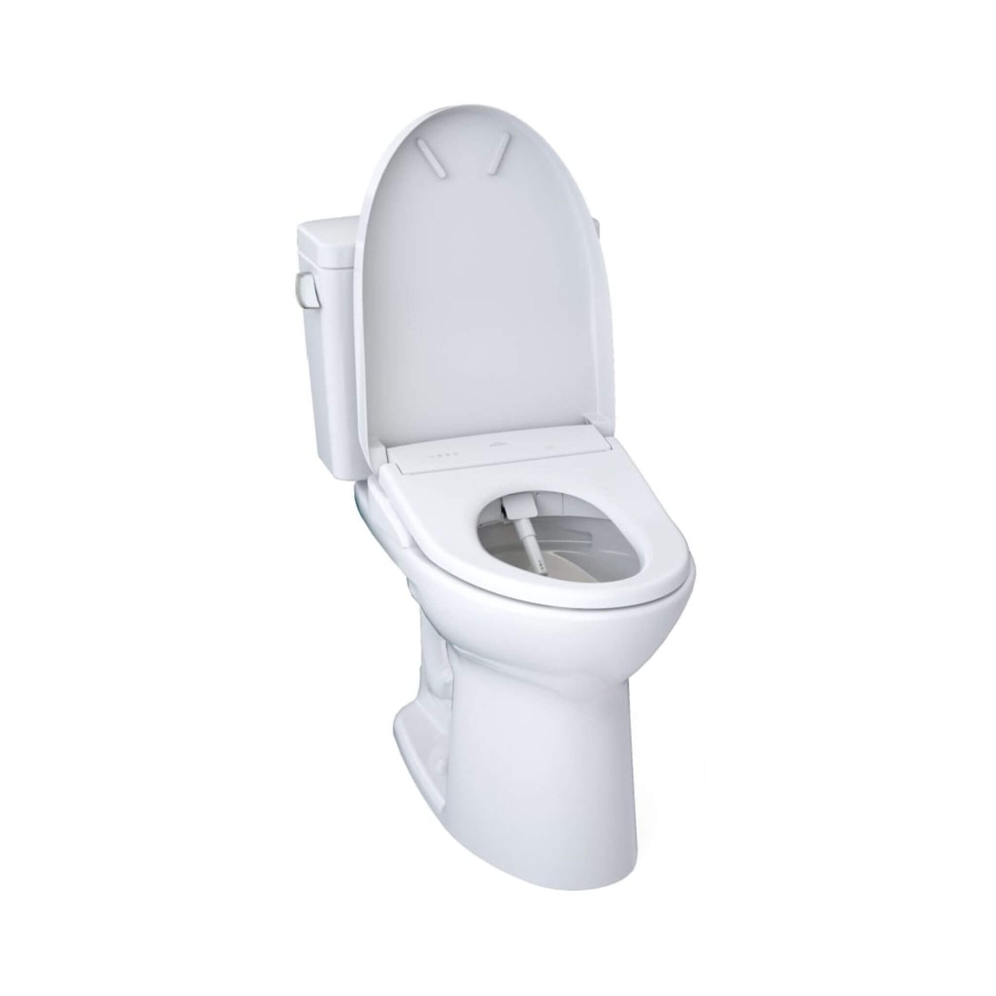 [MW7764736CEFG.10#01] TOTO Drake 1.28 GPF Universal Height Toilet With S7A Auto Open Bidet Seat And 10" Rough In (SAK32529)