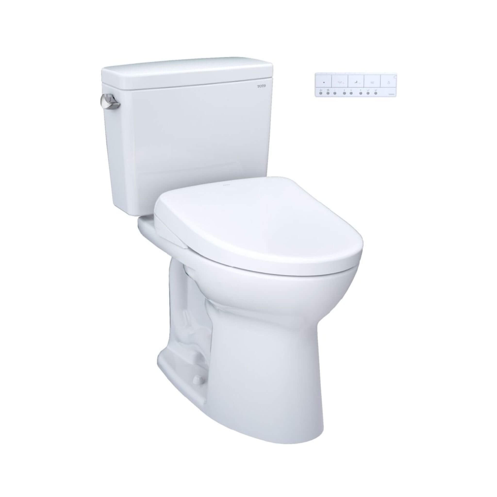 [MW7764736CEFG.10#01] TOTO Drake 1.28 GPF Universal Height Toilet With S7A Auto Open Bidet Seat And 10" Rough In (SAK32529)