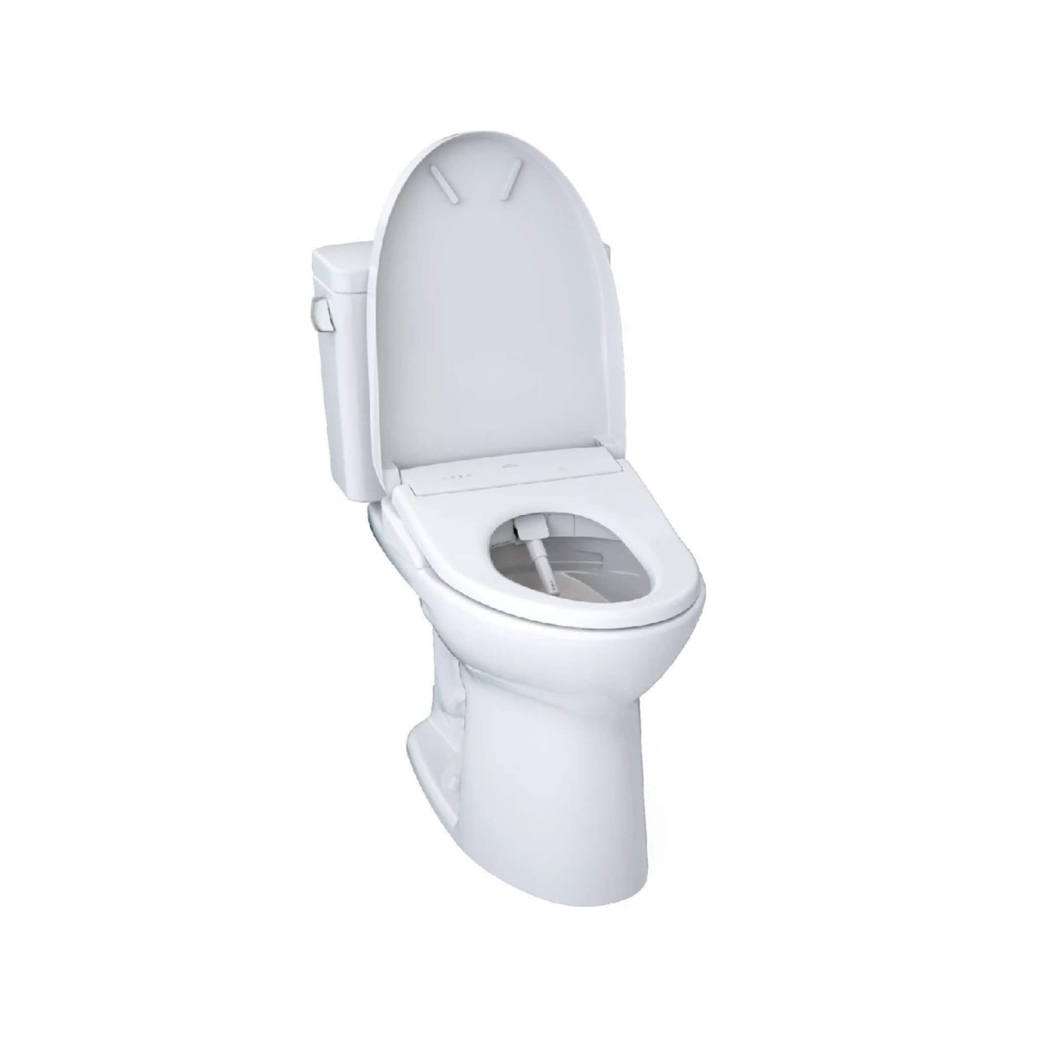 [MW7764736CEFGA.10#01] TOTO Drake Washlet S7A With 1.28 GPF Universal Height 10-Inch Rough-In Elongated Bidet Toilet (SAK35691)
